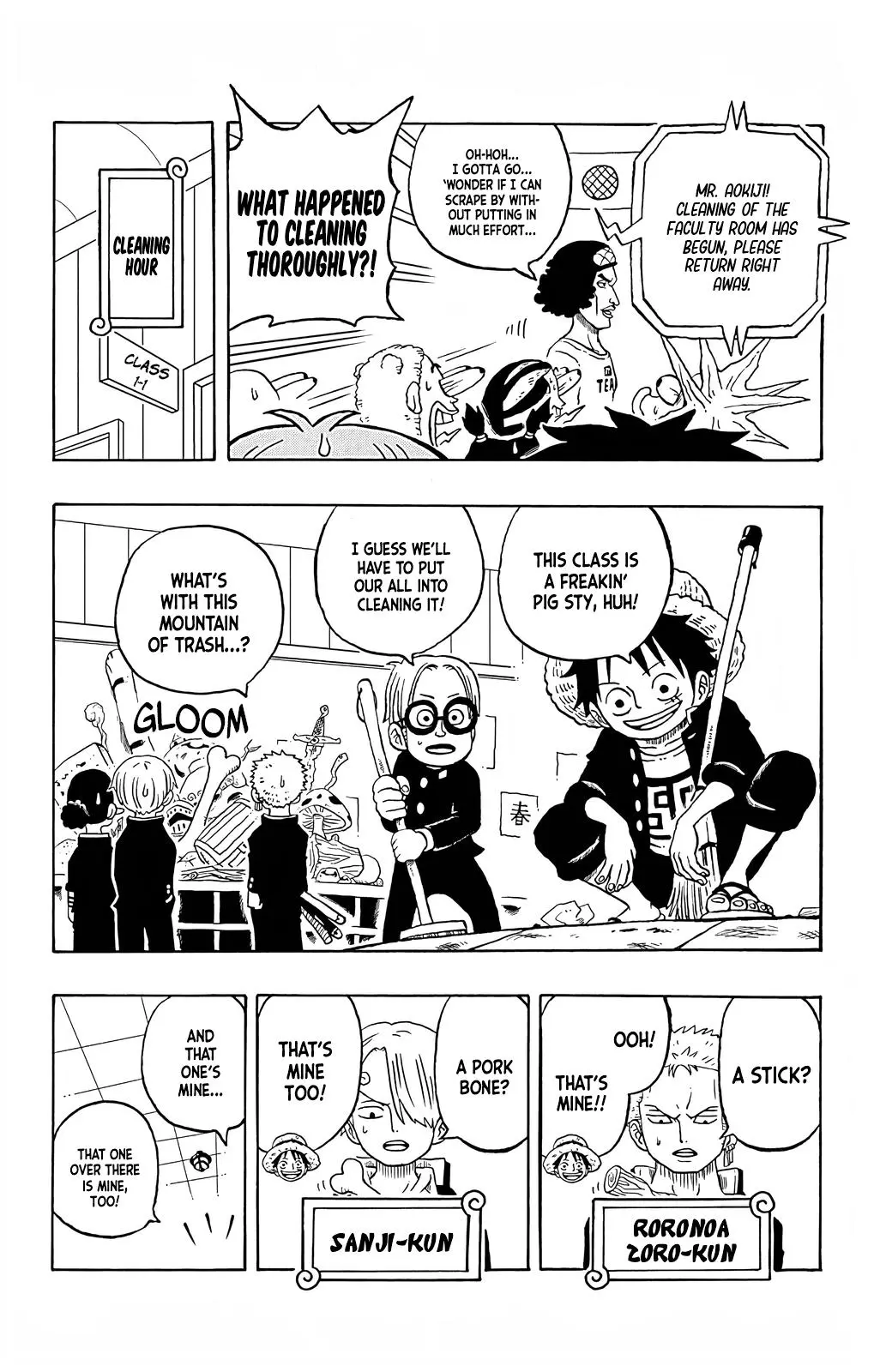 One Piece Academy, chapter 5, page 6