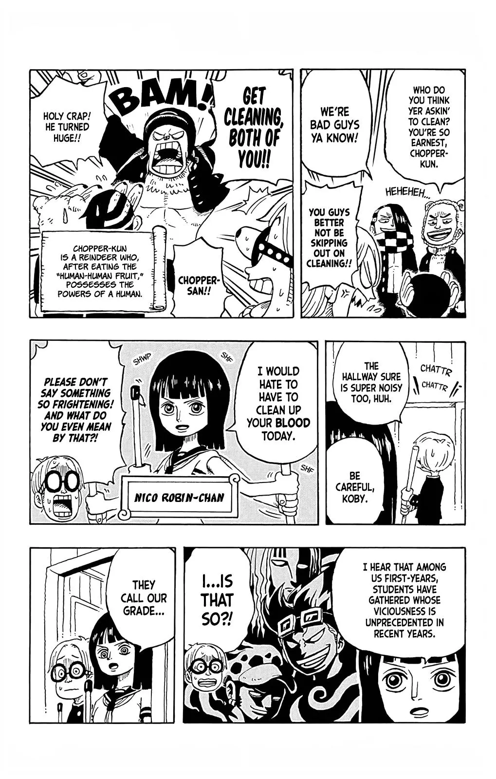 One Piece Academy, chapter 5, page 8
