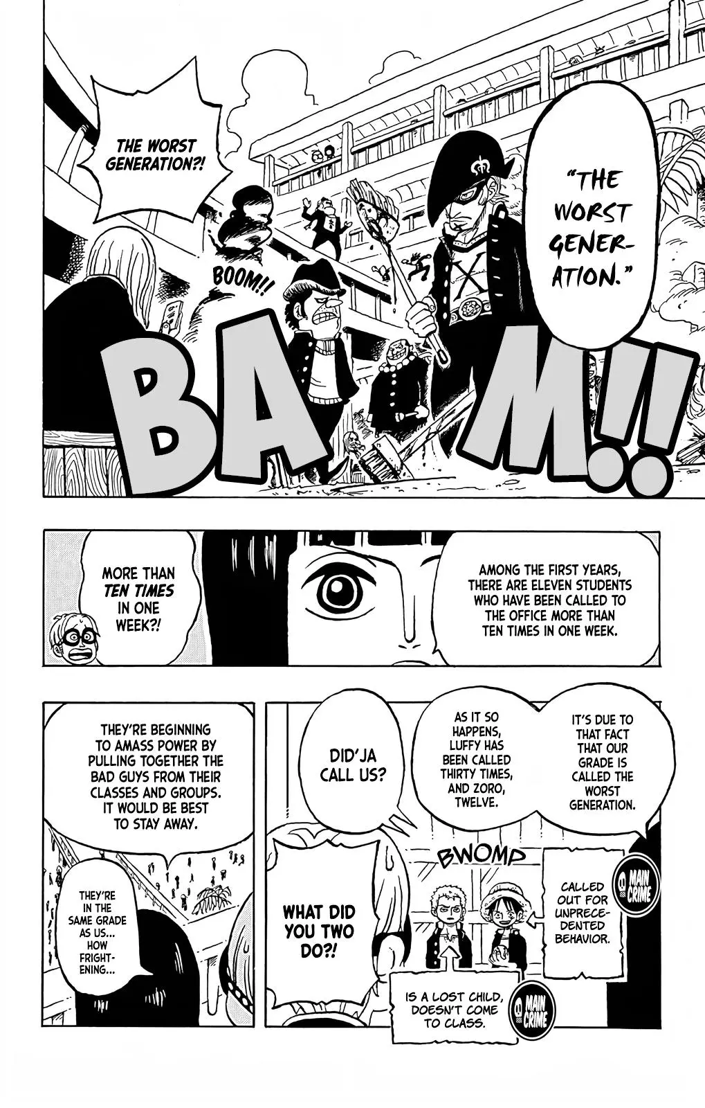 One Piece Academy, chapter 5, page 9