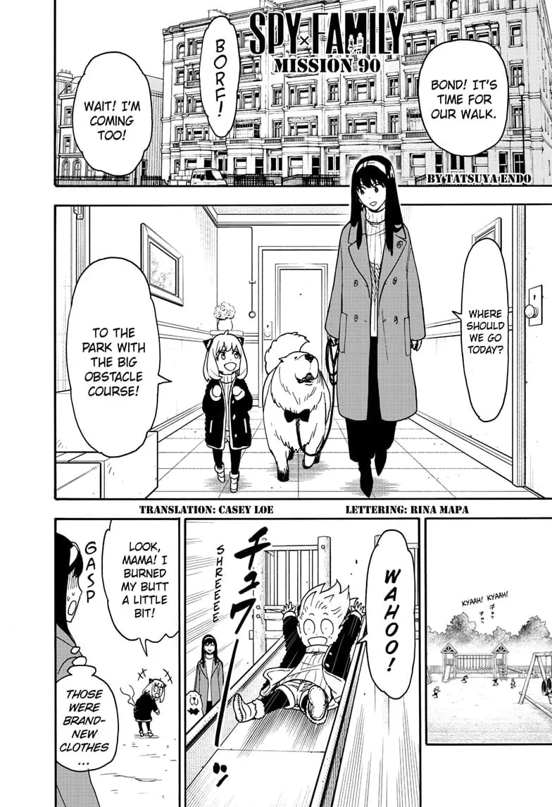 SPY x FAMILY Manga, chapter 90, page 1