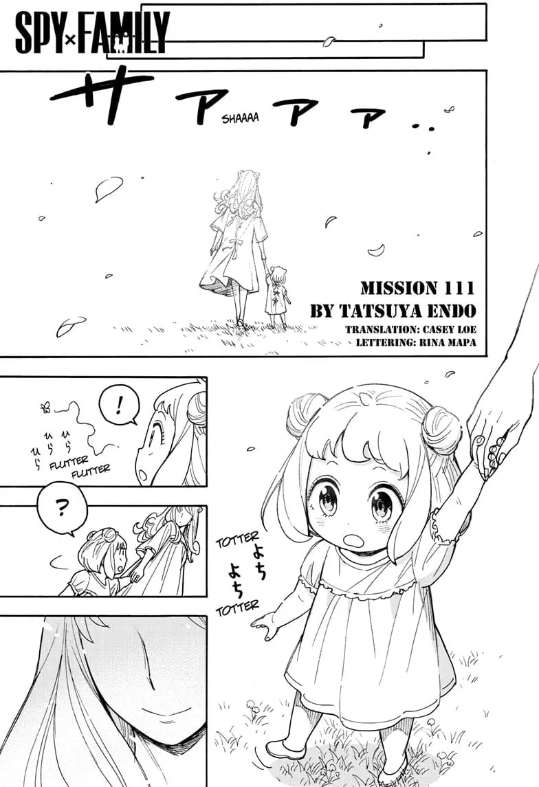 SPY x FAMILY Manga, chapter 111, page 1