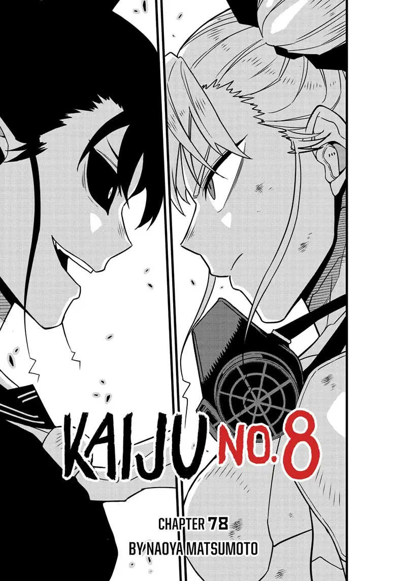 Kaiju No 8 Manga, chapter 78, page 1