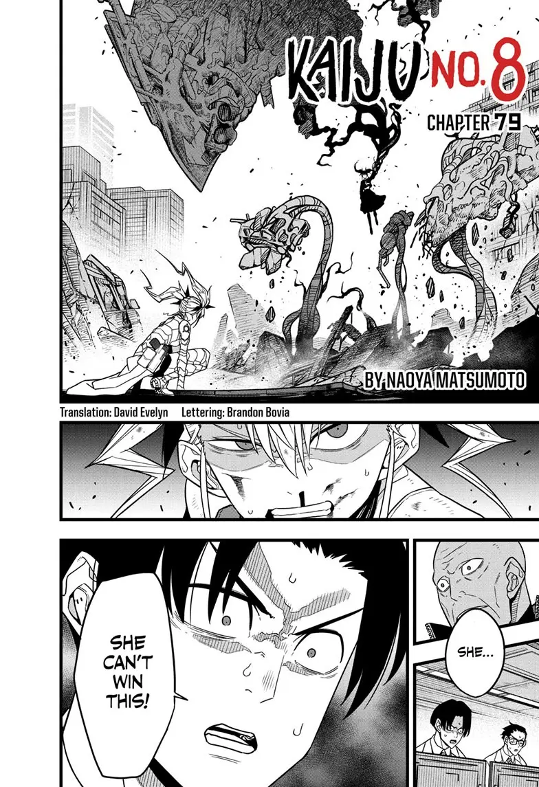 Kaiju No 8 Manga, chapter 79, page 1