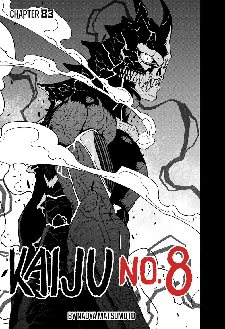 Kaiju No 8 Manga, chapter 83, page 1