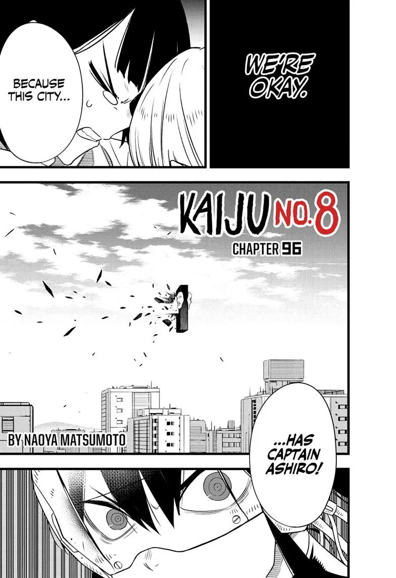 Kaiju No 8 Manga, chapter 96, page 1