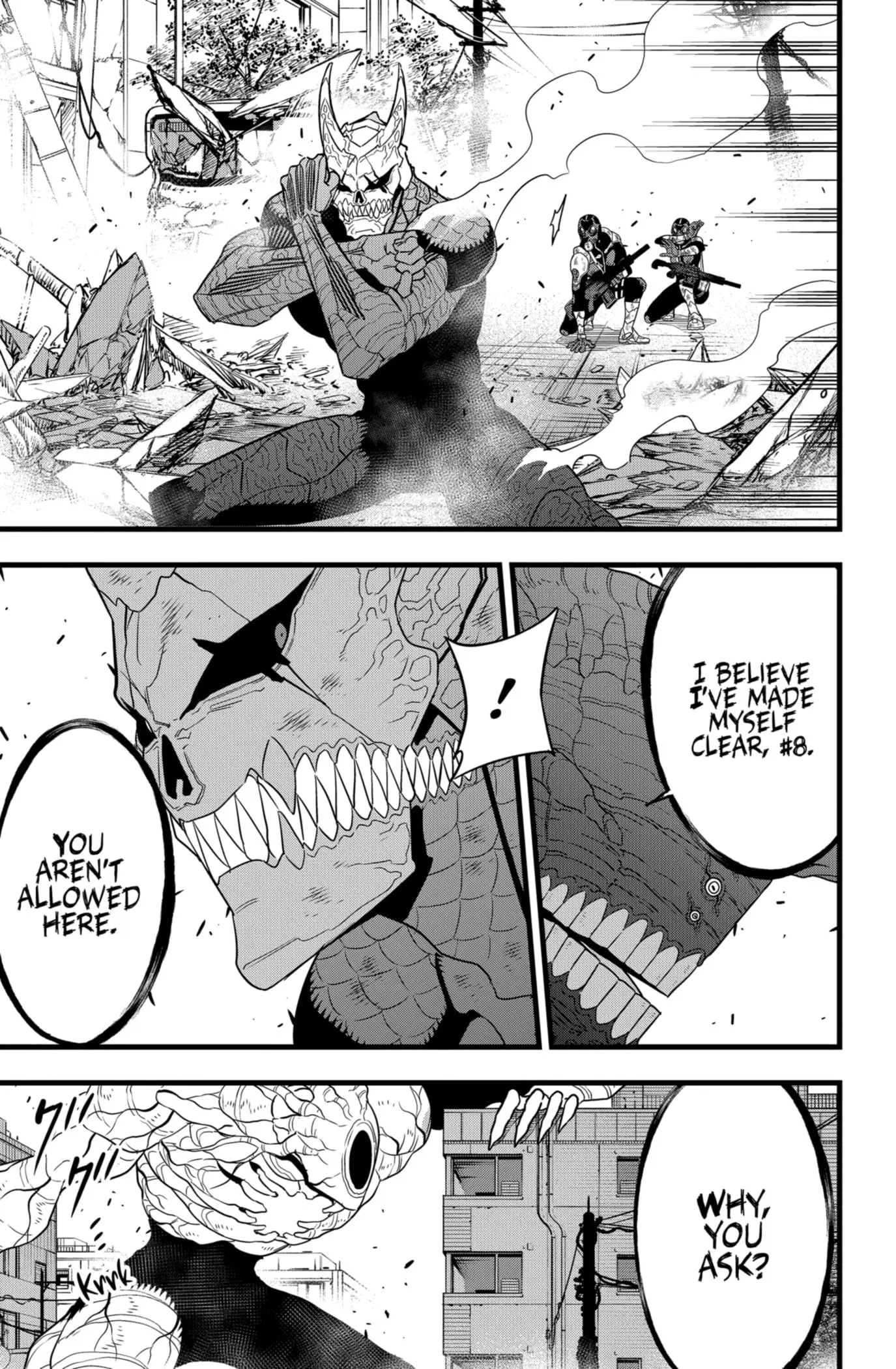 Kaiju No 8 Manga, chapter 98, page 3