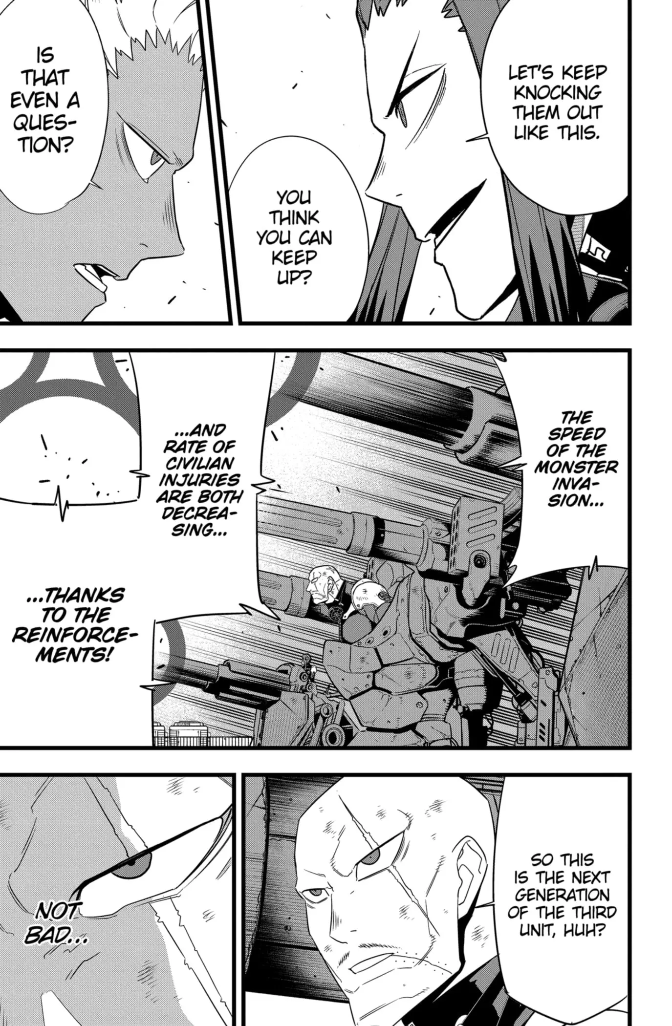 Kaiju No 8 Manga, chapter 102, page 21