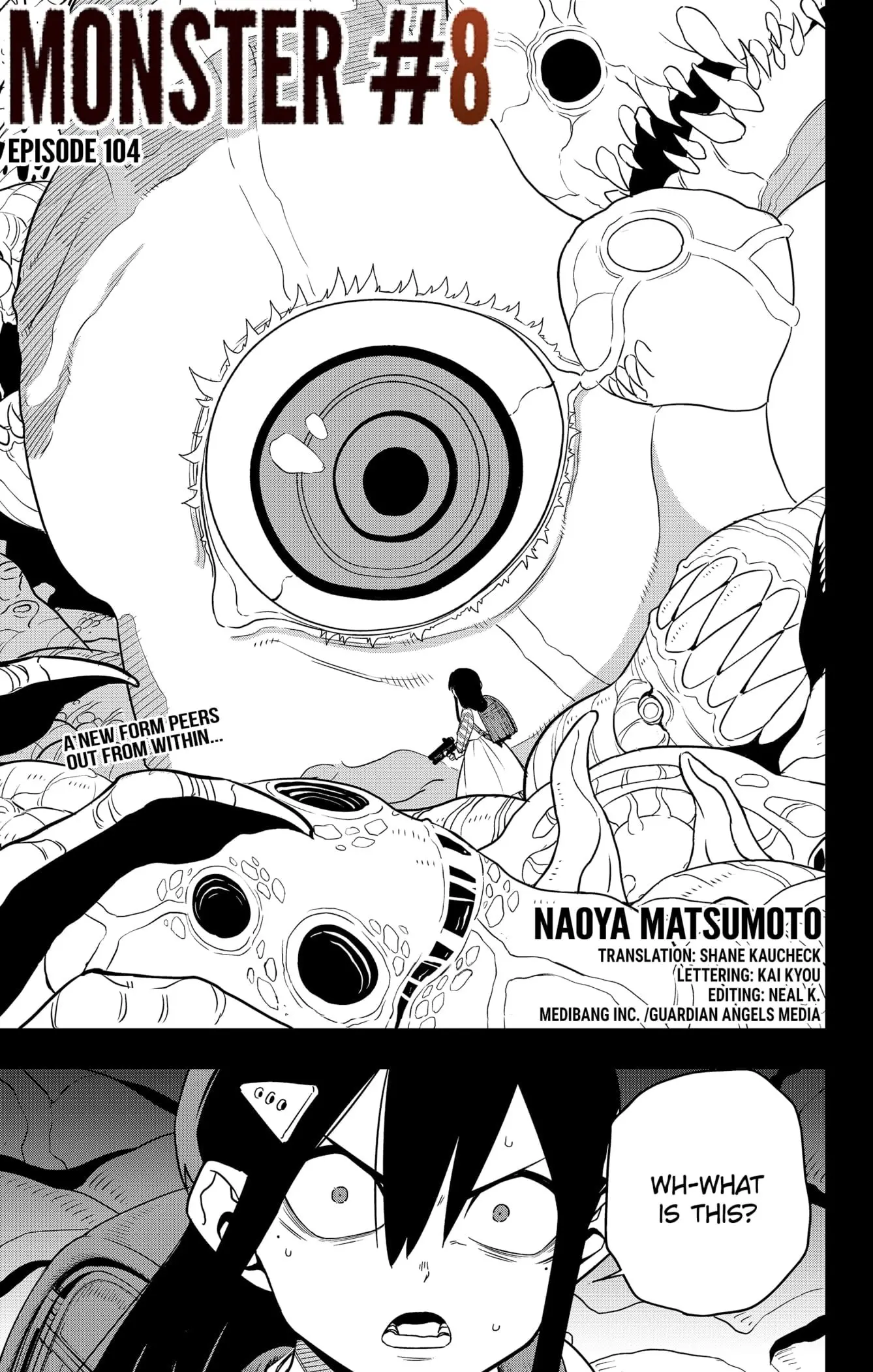 Kaiju No 8 Manga, chapter 104, page 1