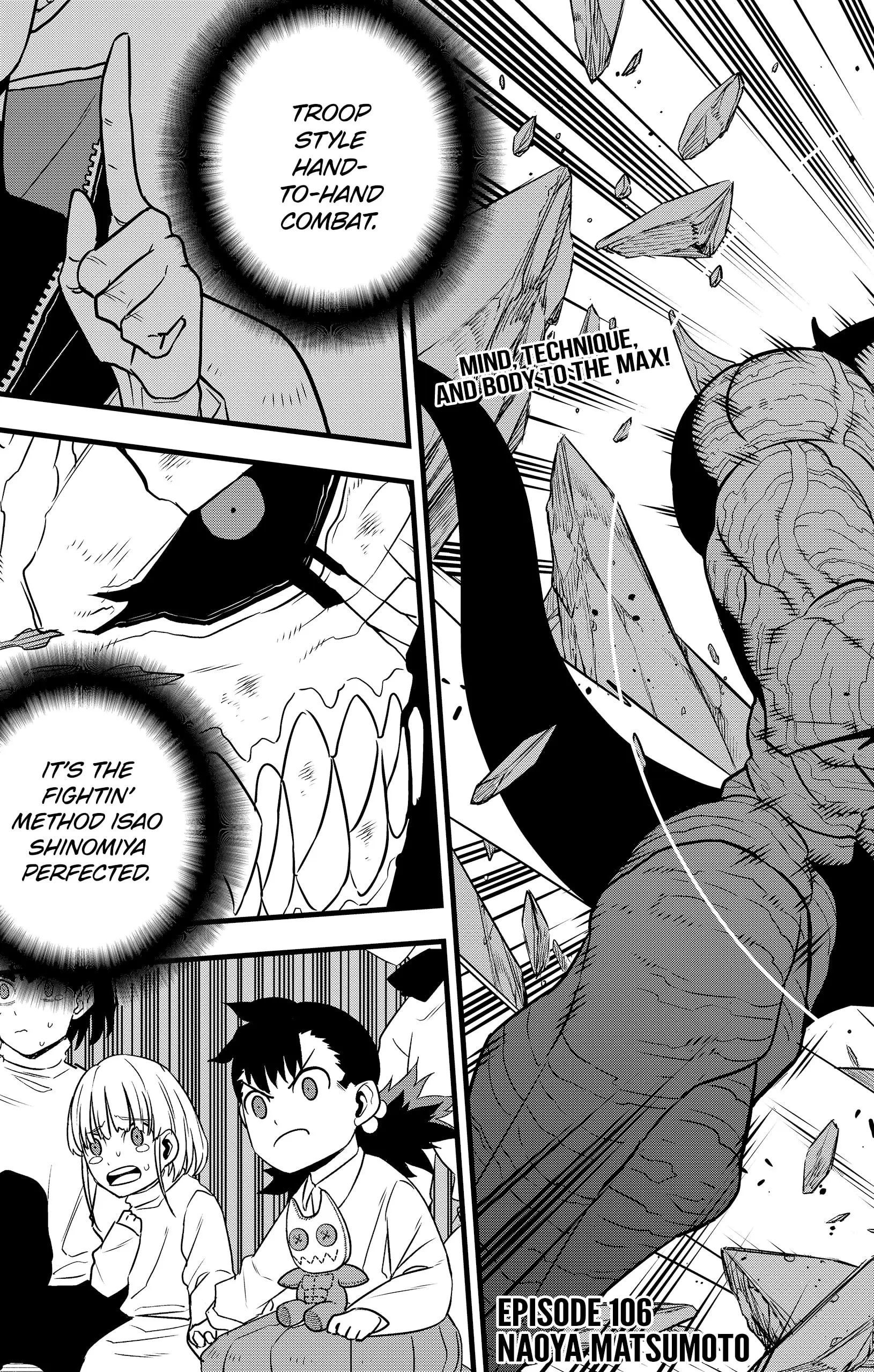 Kaiju No 8 Manga, chapter 106, page 3