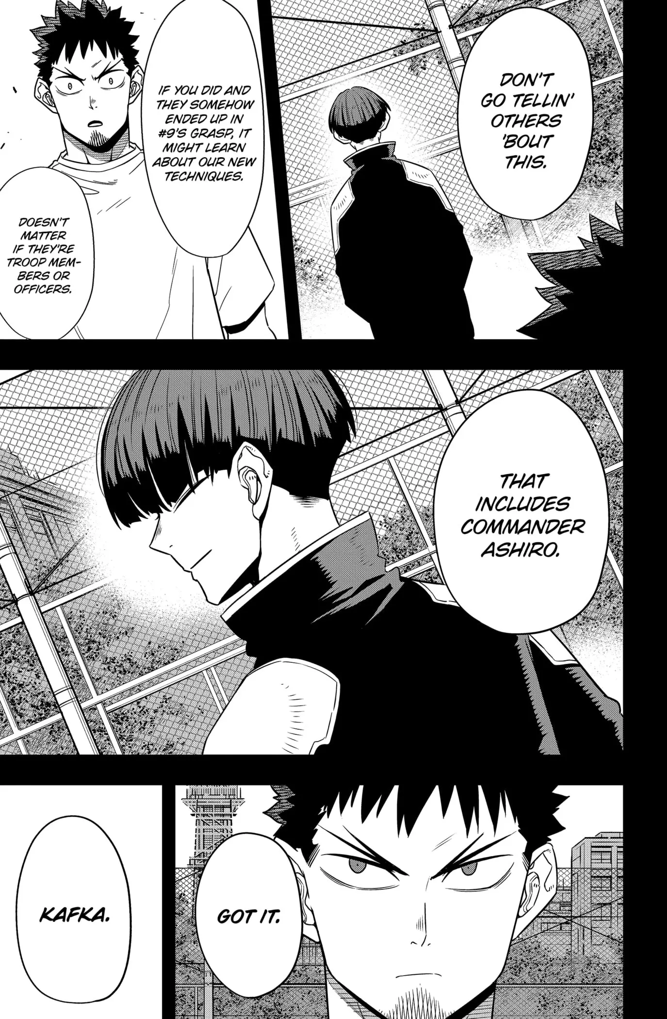Kaiju No 8 Manga, chapter 106, page 19