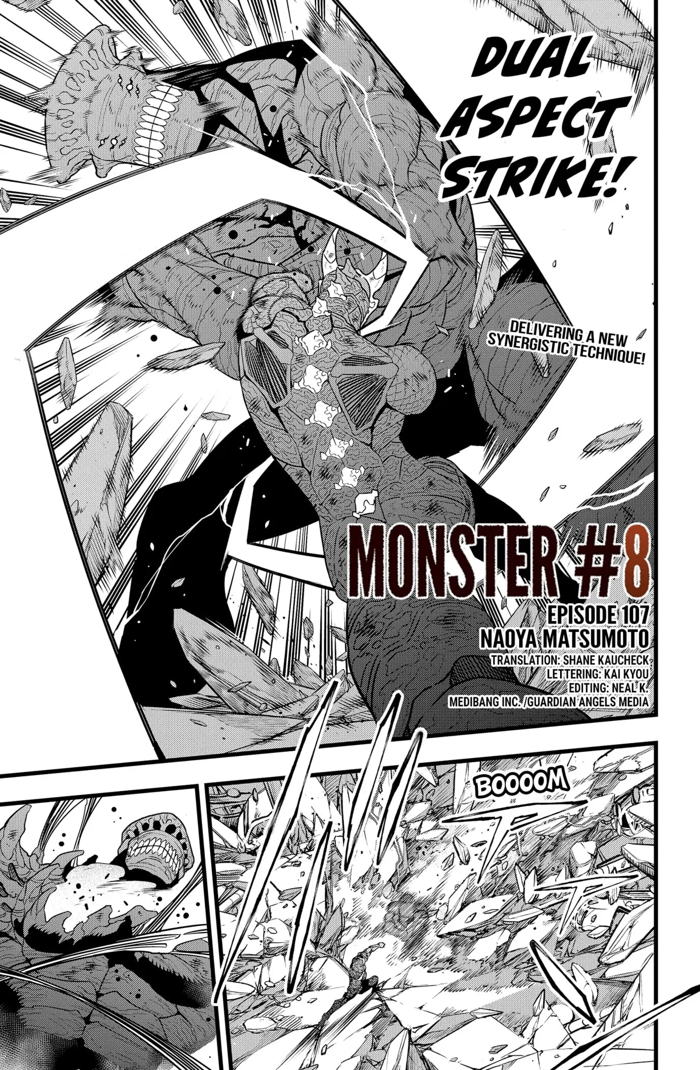 Kaiju No 8 Manga, chapter 107, page 1