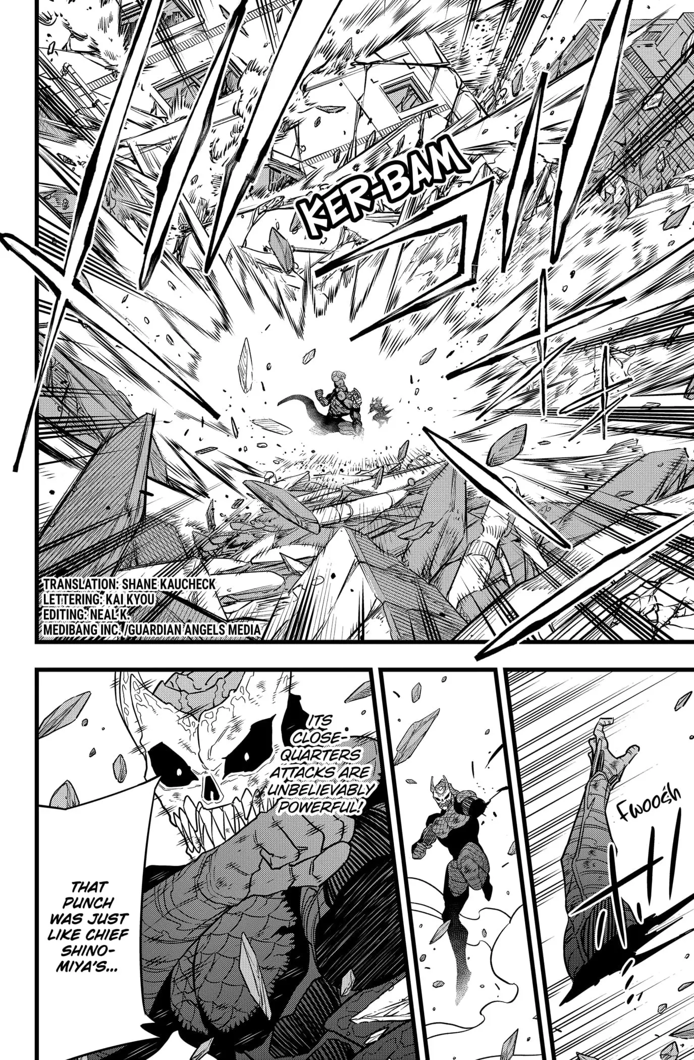 Kaiju No 8 Manga, chapter 108, page 2
