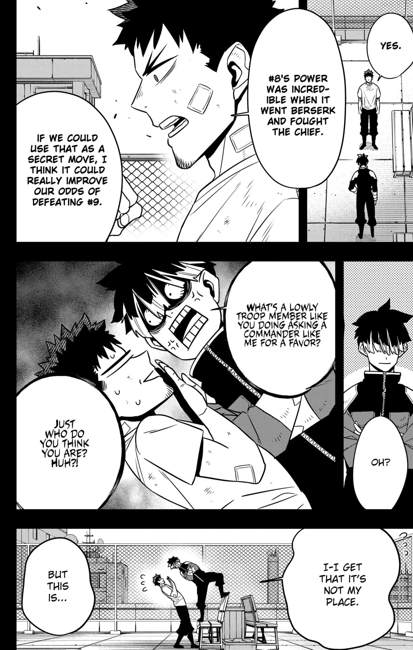 Kaiju No 8 Manga, chapter 111, page 2