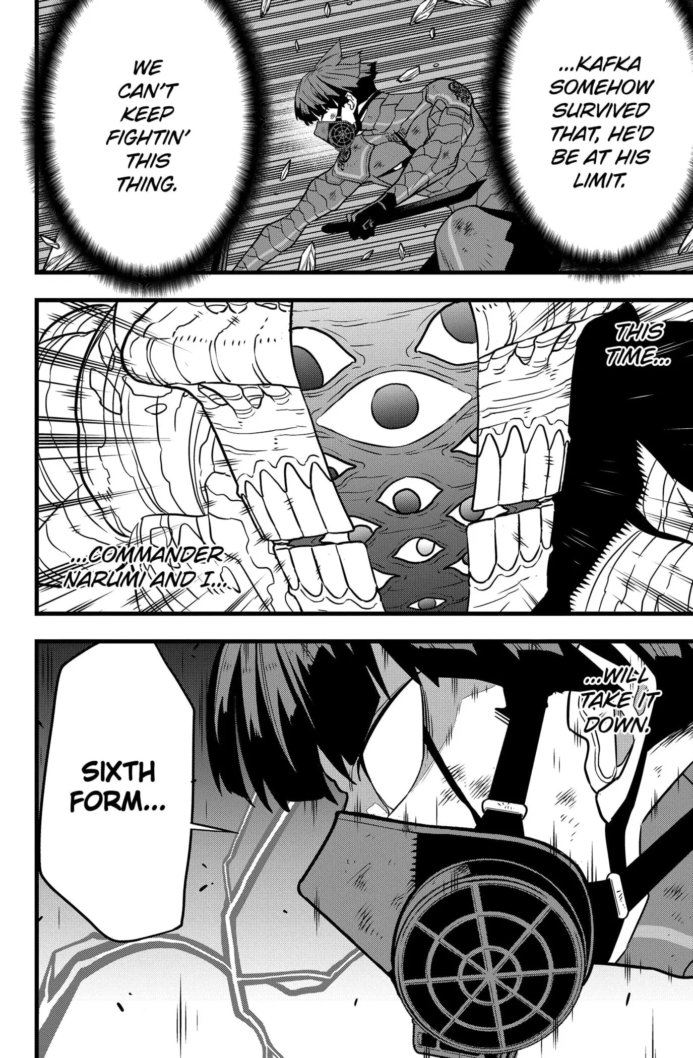 Kaiju No 8 Manga, chapter 116, page 22