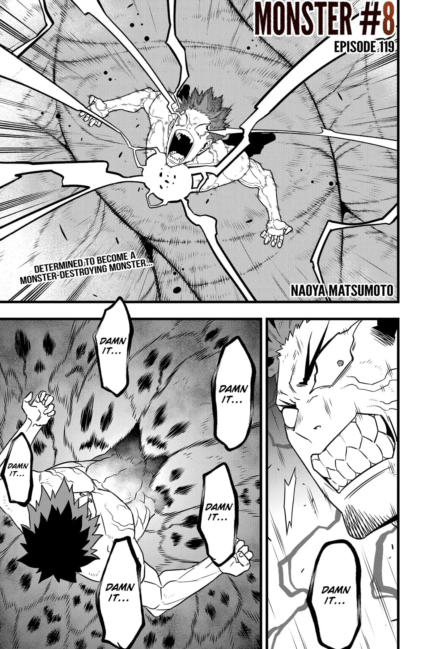 Kaiju No 8 Manga, chapter 119, page 1