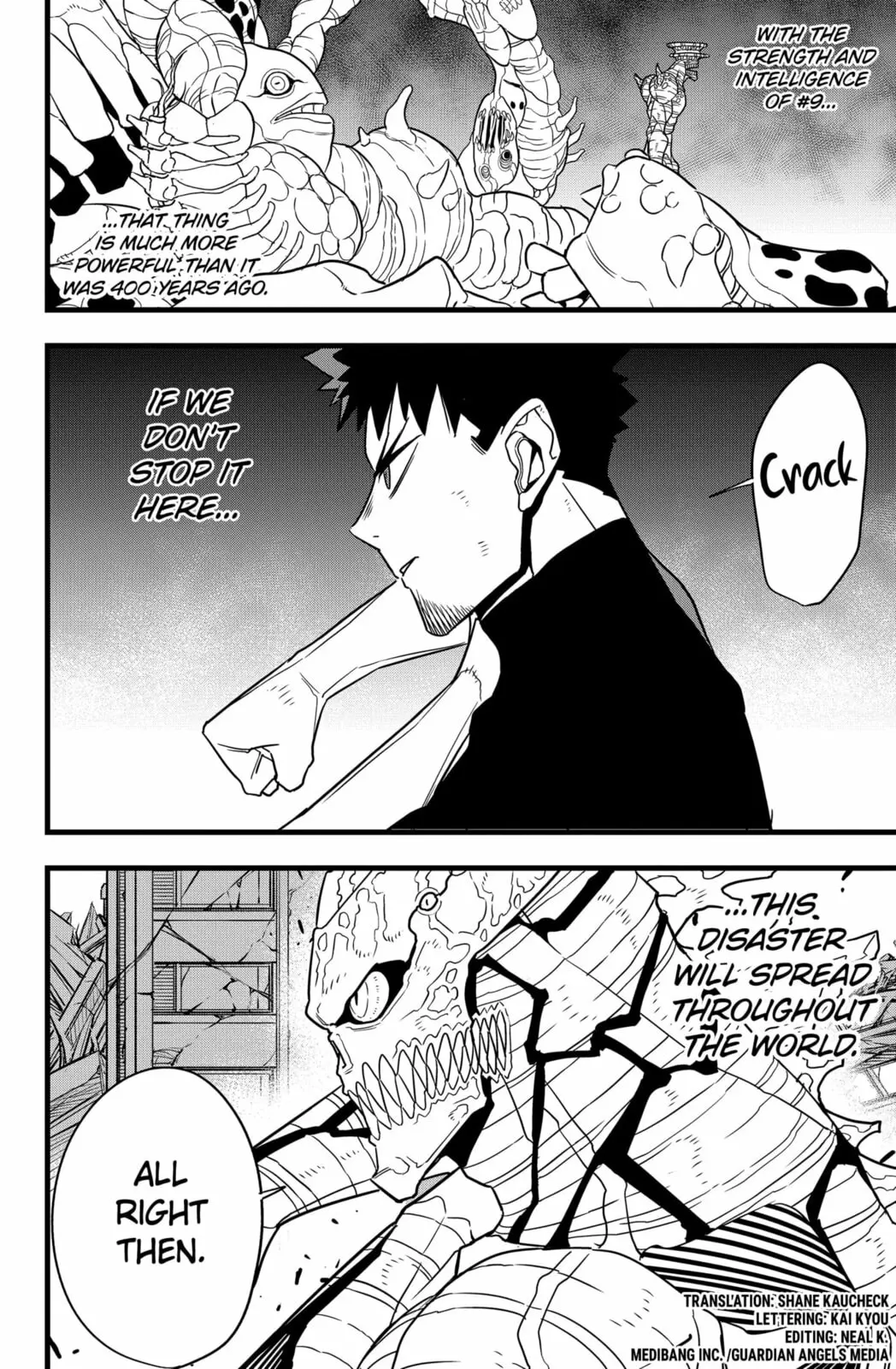 Kaiju No 8 Manga, chapter 122, page 2