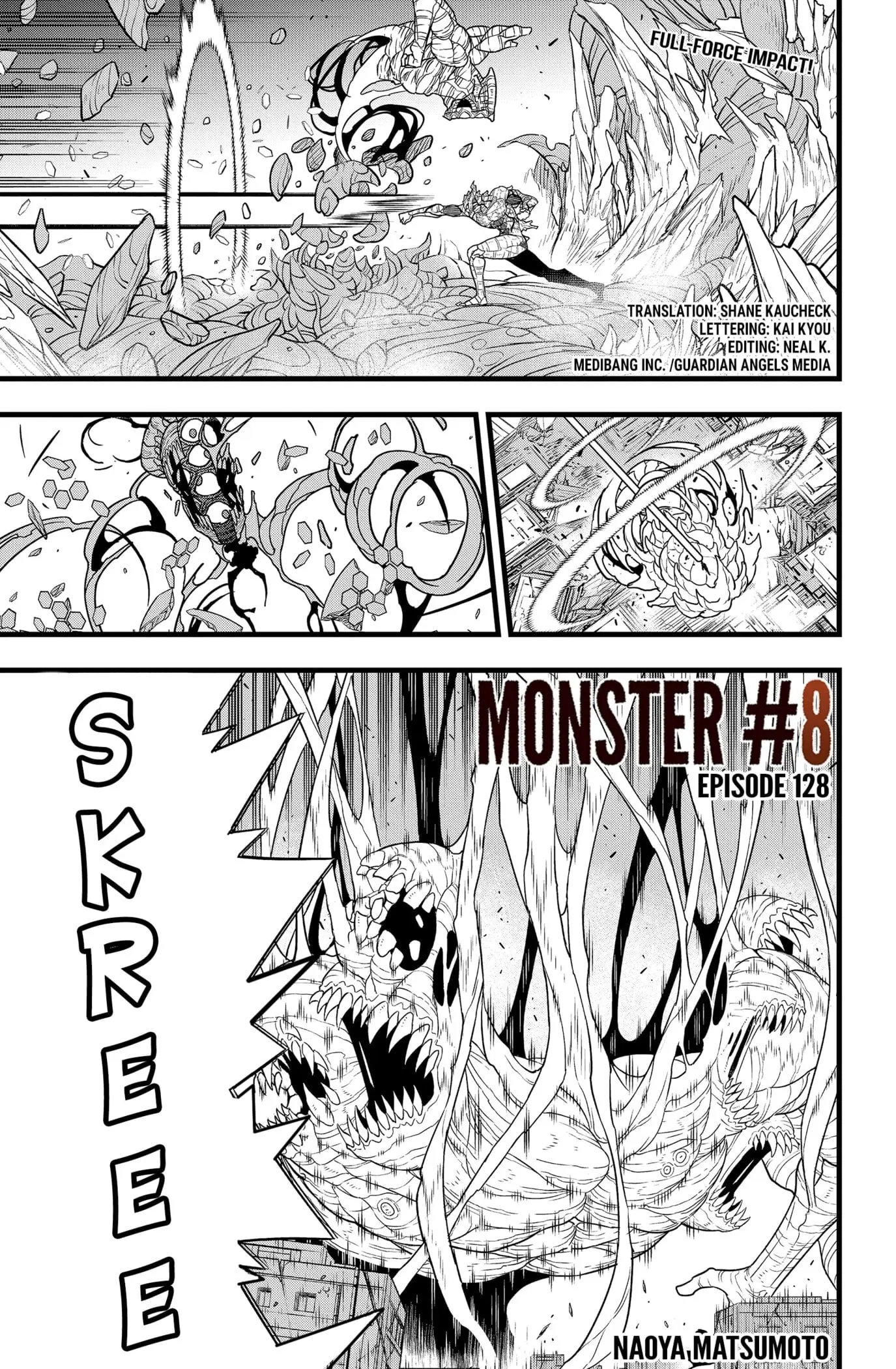 Kaiju No 8 Manga, chapter 128, page 1