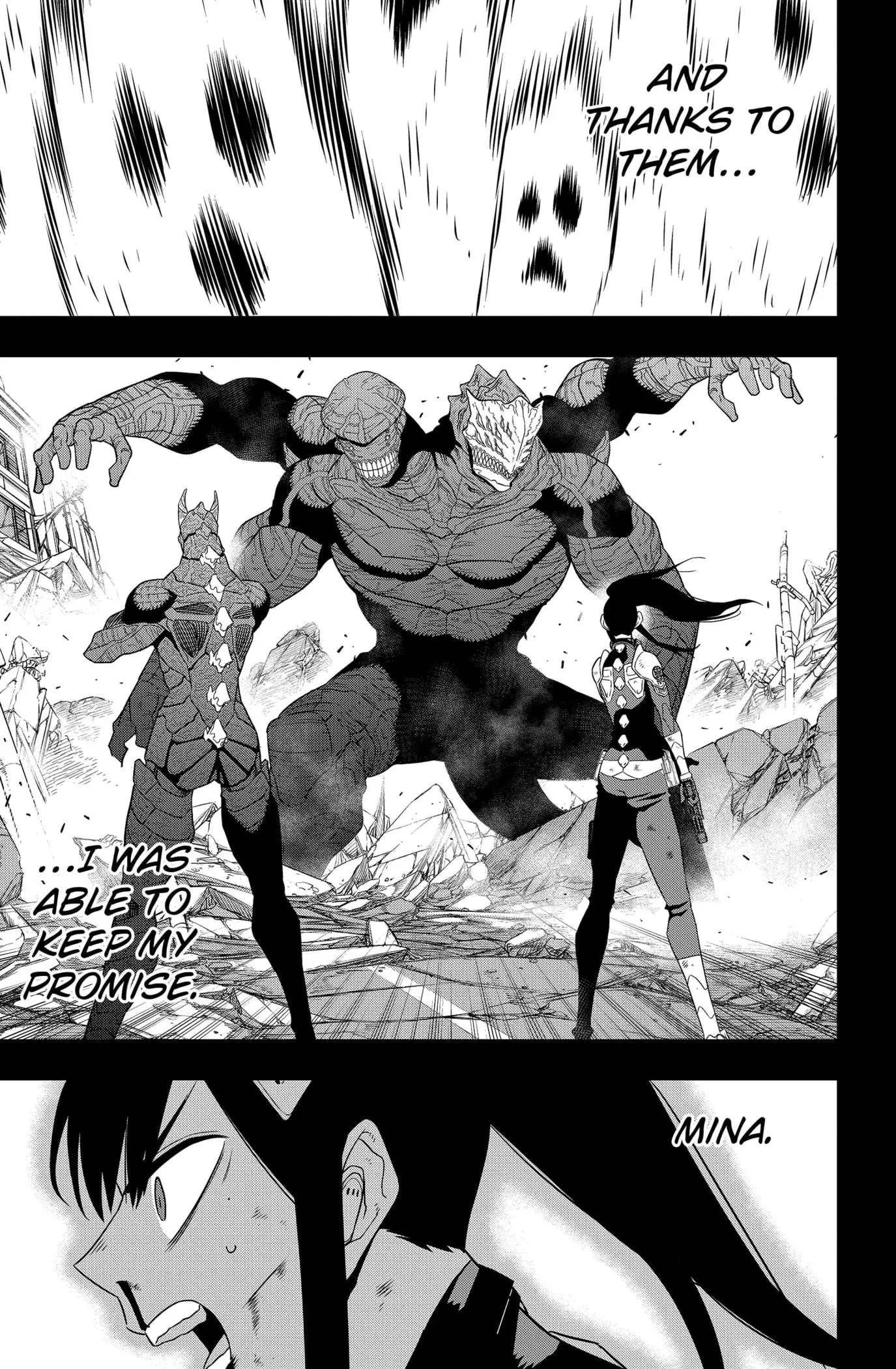 Kaiju No 8 Manga, chapter 128, page 9