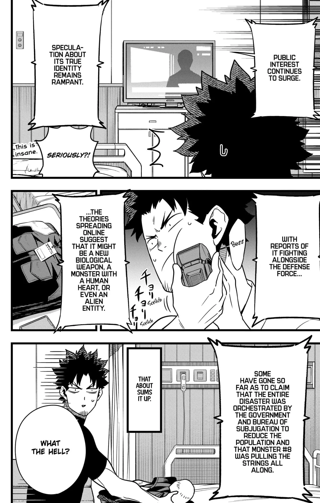 Kaiju No 8 Manga, chapter 129 END, page 6