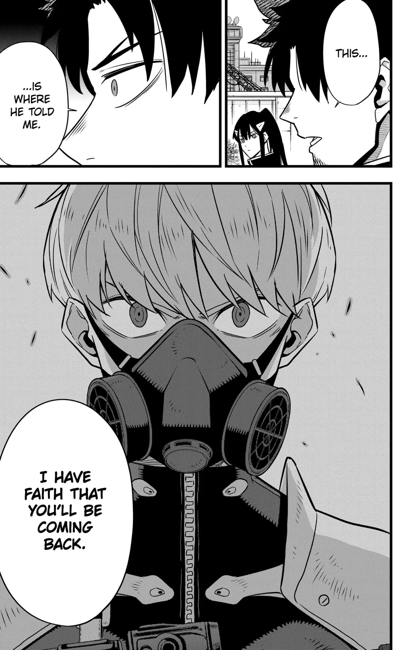 Kaiju No 8 Manga, chapter 129 END, page 15