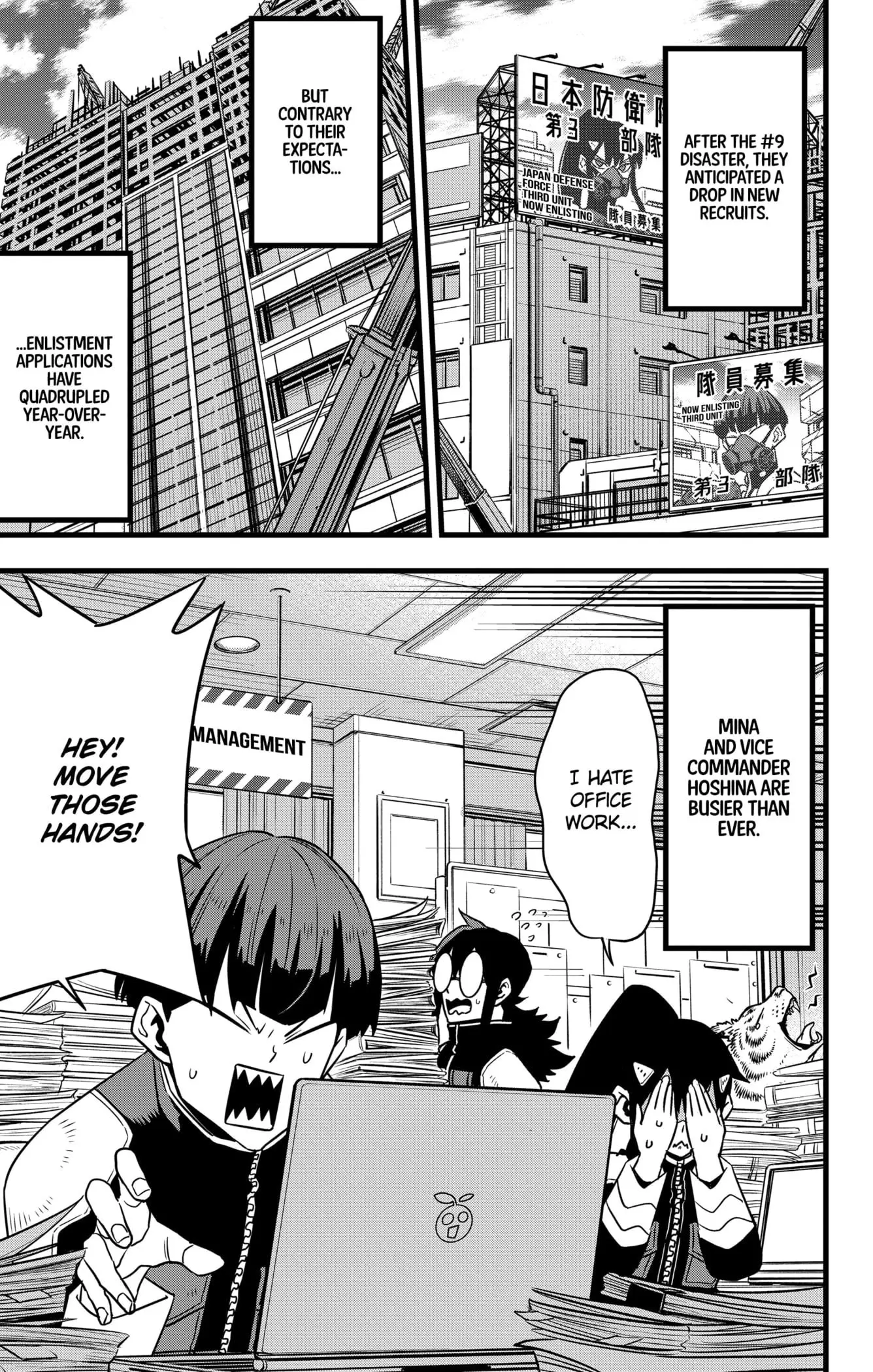 Kaiju No 8 Manga, chapter 129 END, page 29