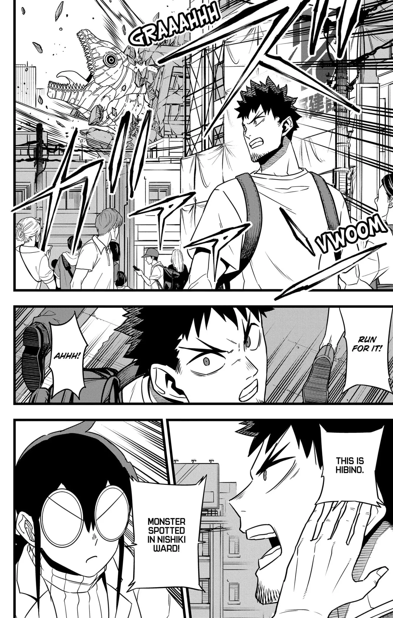 Kaiju No 8 Manga, chapter 129 END, page 36