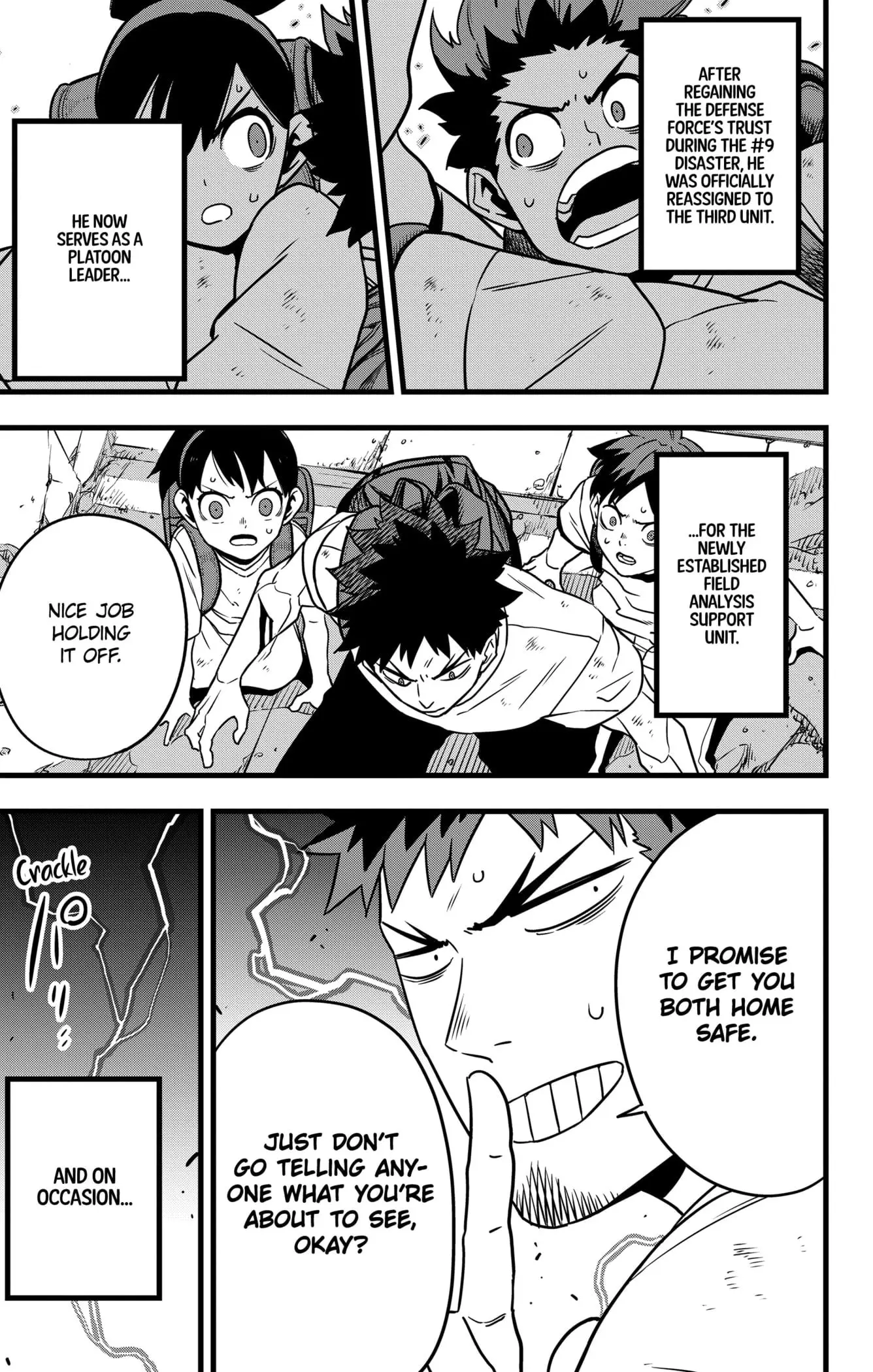 Kaiju No 8 Manga, chapter 129 END, page 45