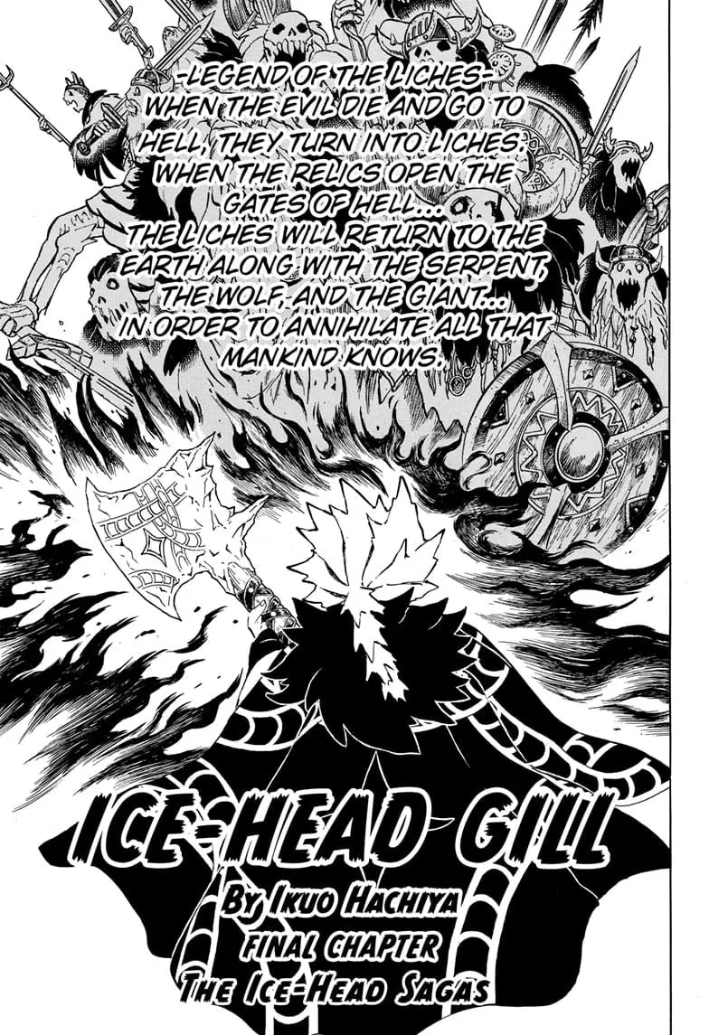 Ice-Head Gill Manga, chapter 20 END, page 1