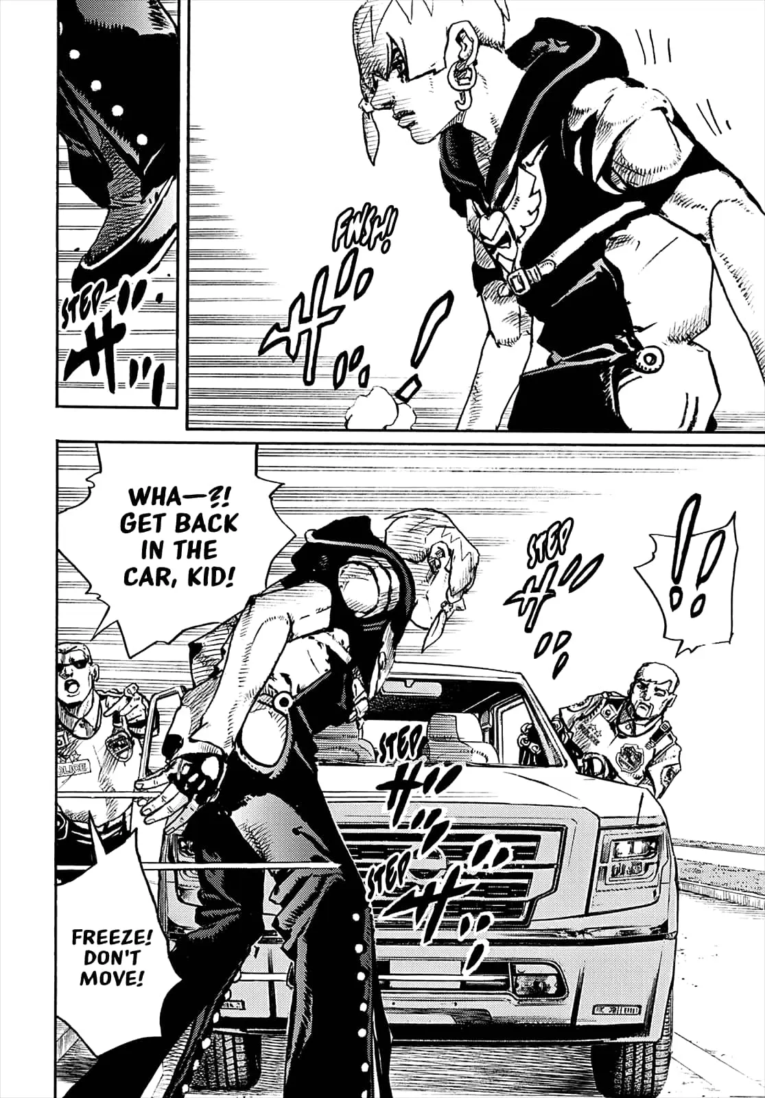 JoJo Bizarre Adventure Part 9: The JoJoLands, chapter 1, page 17