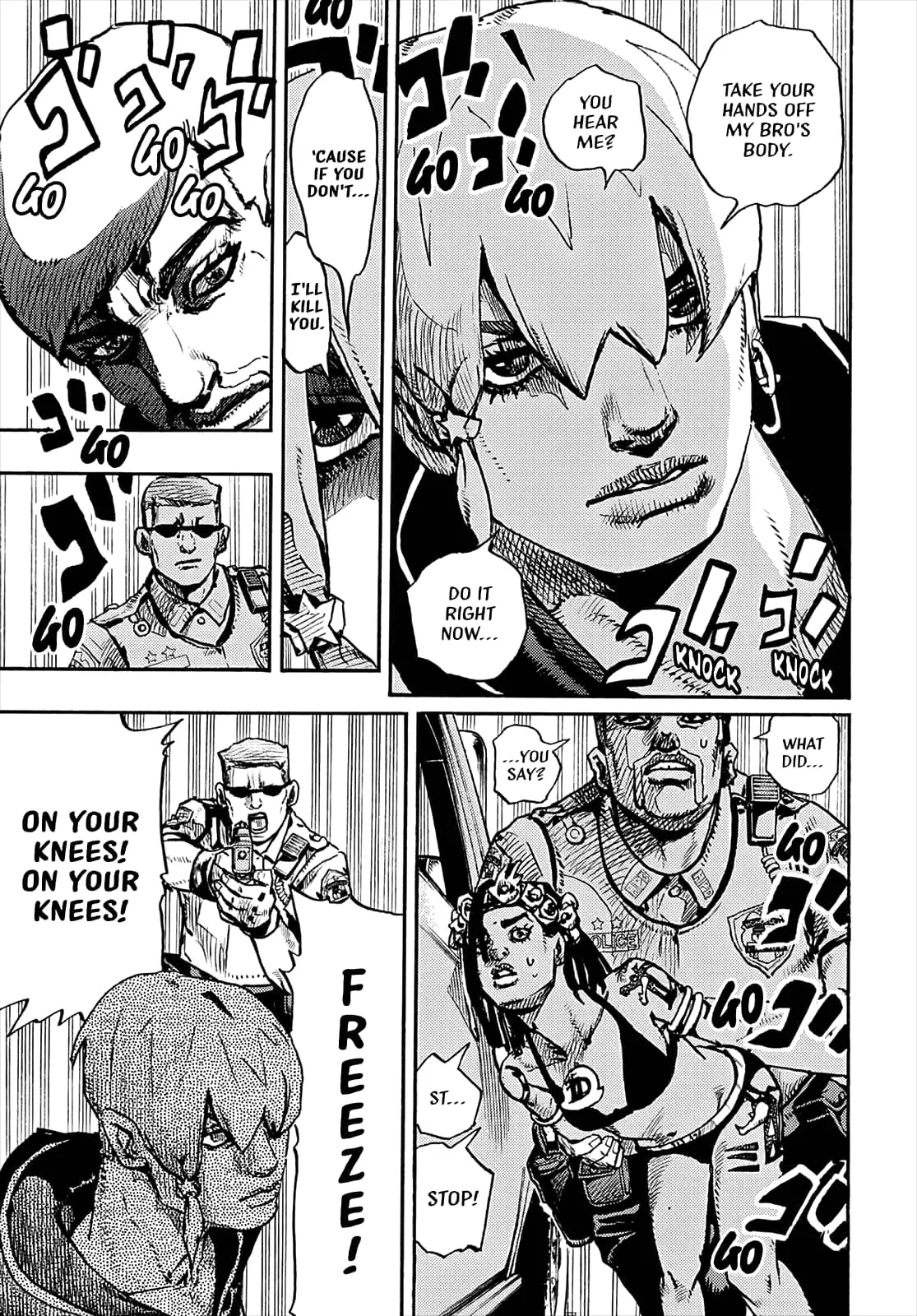 JoJo Bizarre Adventure Part 9: The JoJoLands, chapter 1, page 18