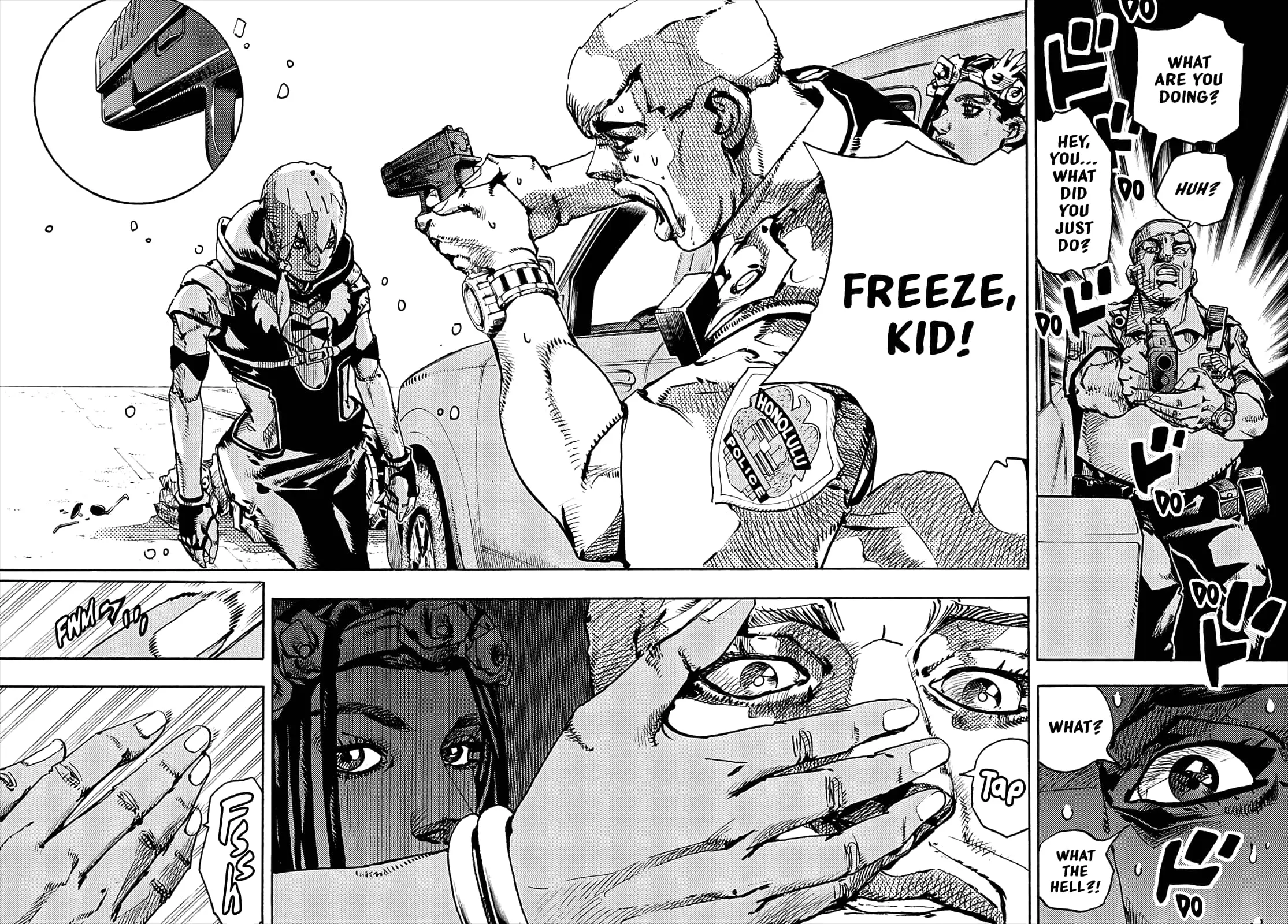 JoJo Bizarre Adventure Part 9: The JoJoLands, chapter 1, page 22