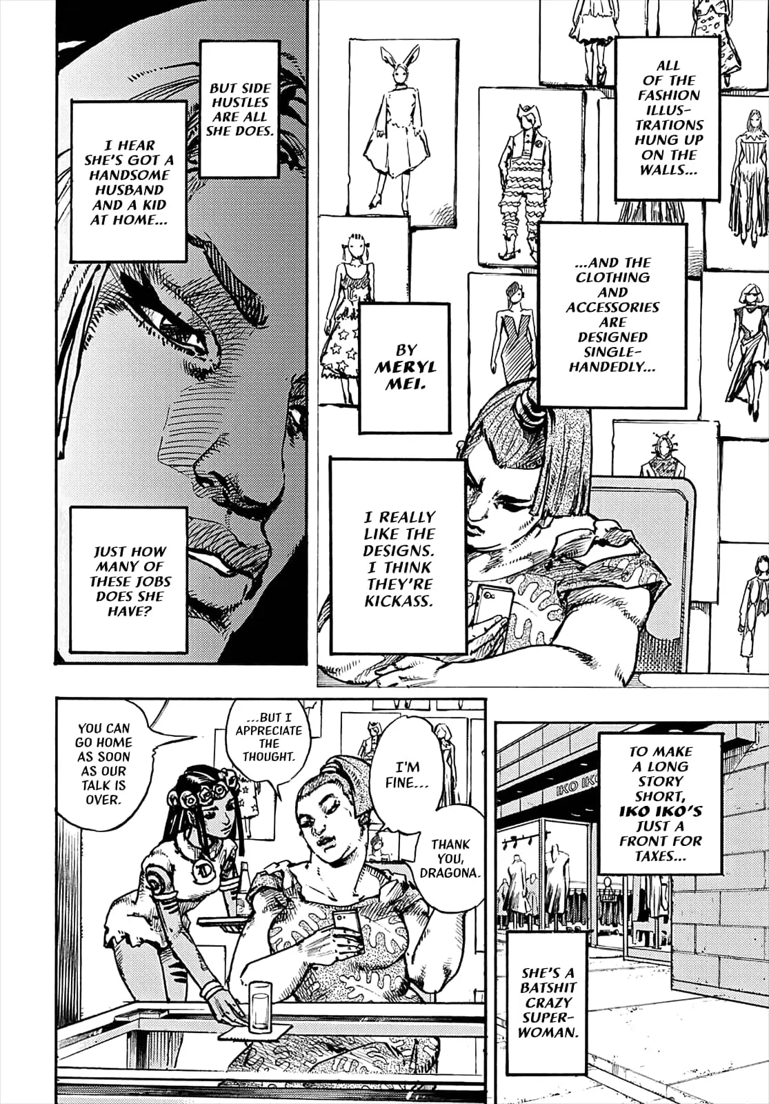 JoJo Bizarre Adventure Part 9: The JoJoLands, chapter 1, page 54