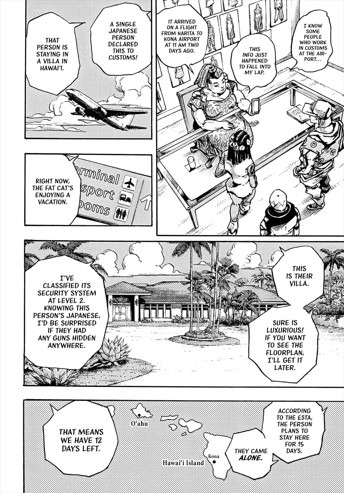 JoJo Bizarre Adventure Part 9: The JoJoLands, chapter 1, page 56