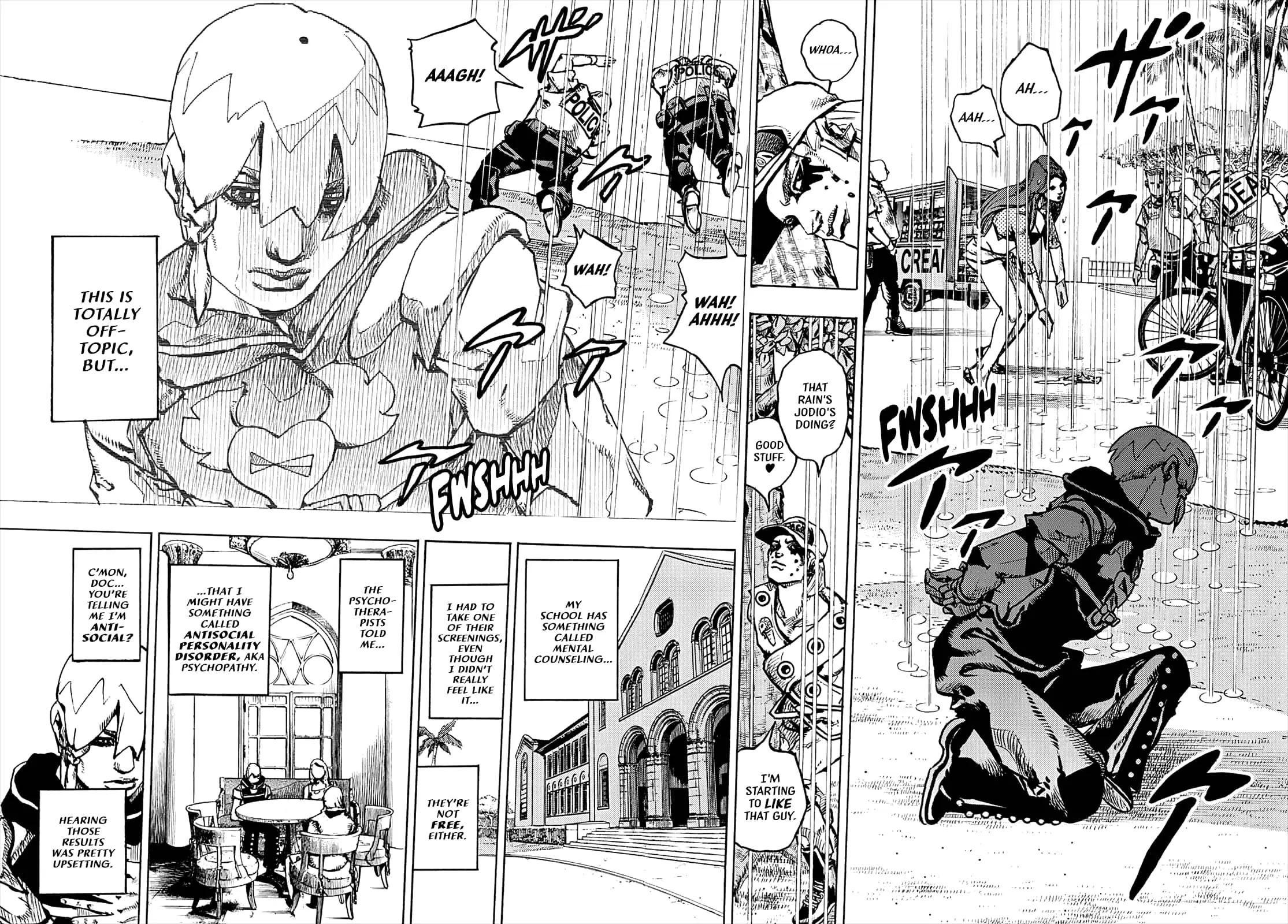 JoJo Bizarre Adventure Part 9: The JoJoLands, chapter 2, page 21