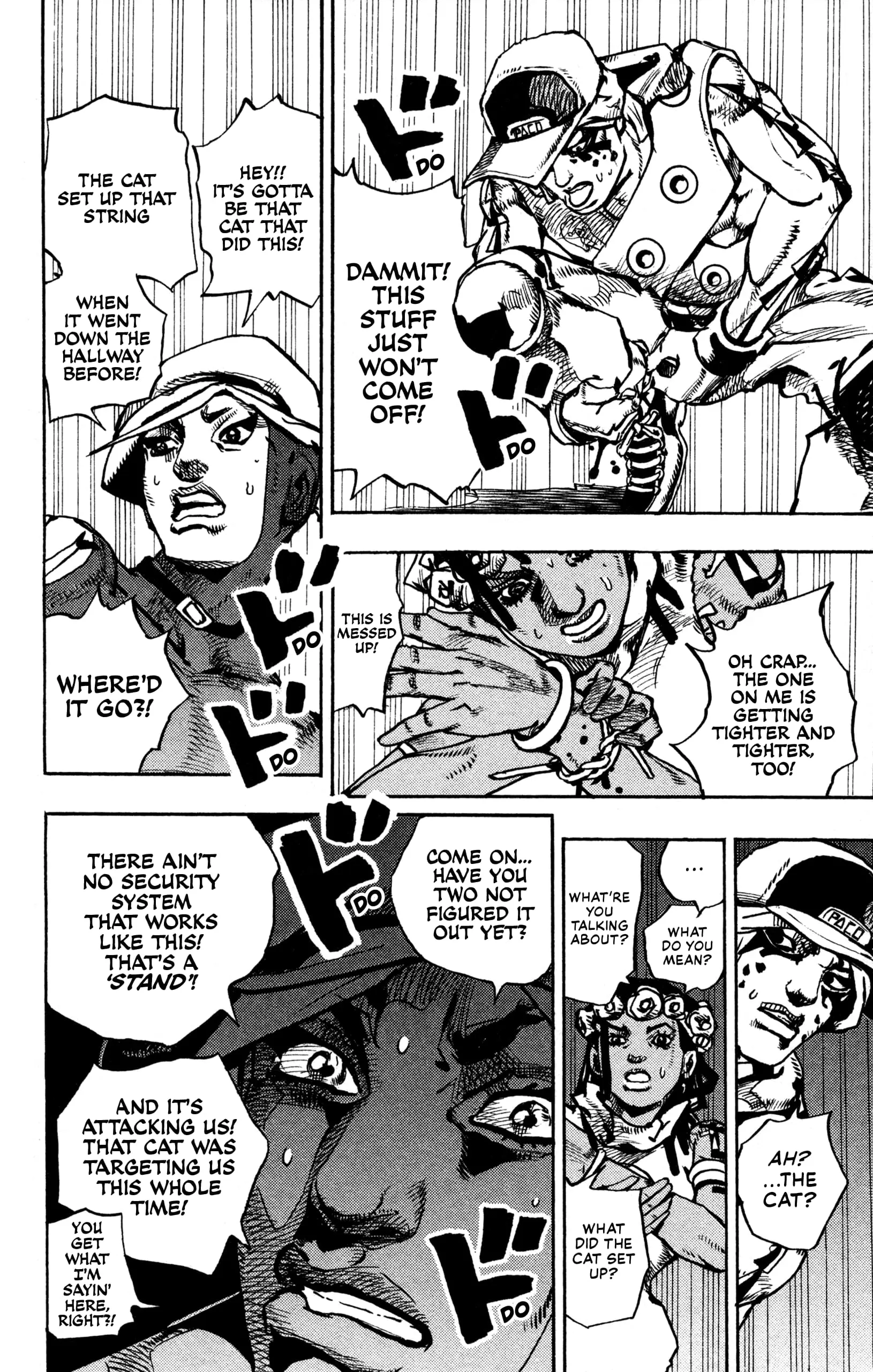 JoJo Bizarre Adventure Part 9: The JoJoLands, chapter 3, page 38