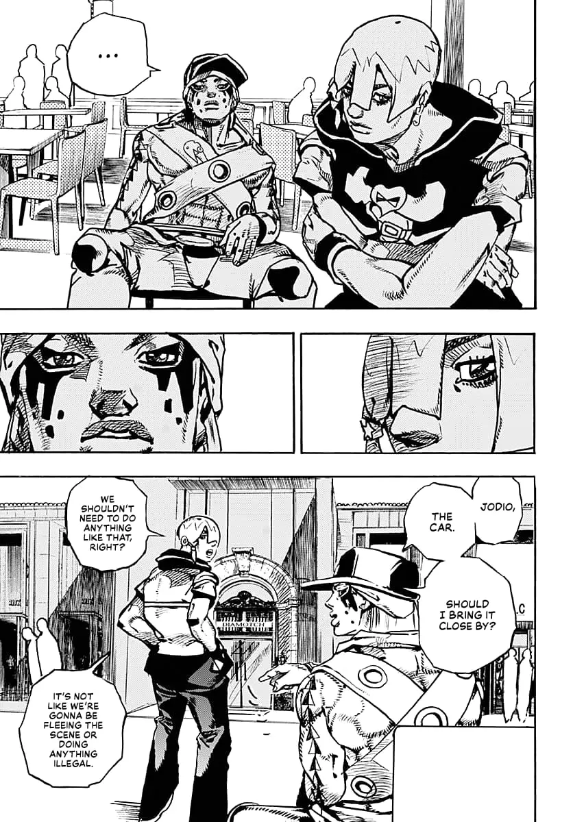 JoJo Bizarre Adventure Part 9: The JoJoLands, chapter 8, page 19