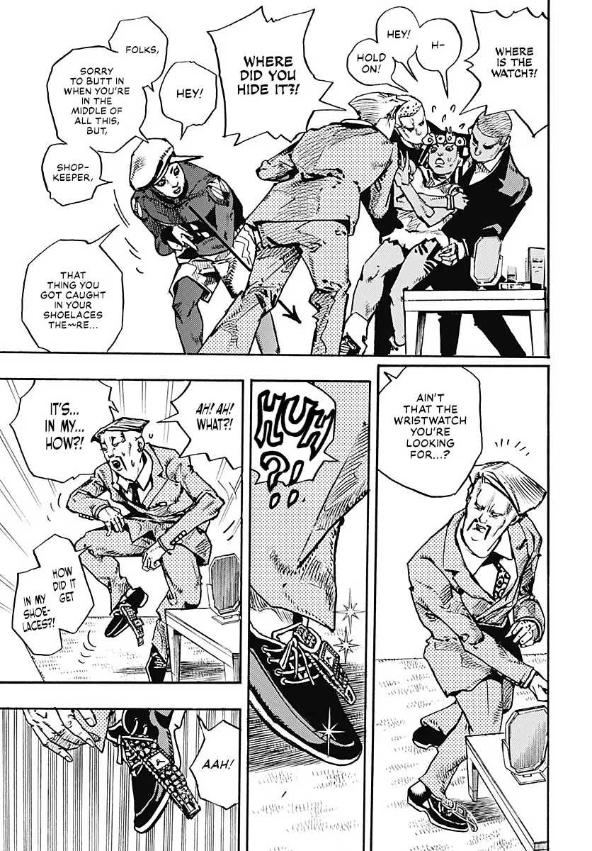 JoJo Bizarre Adventure Part 9: The JoJoLands, chapter 9, page 28
