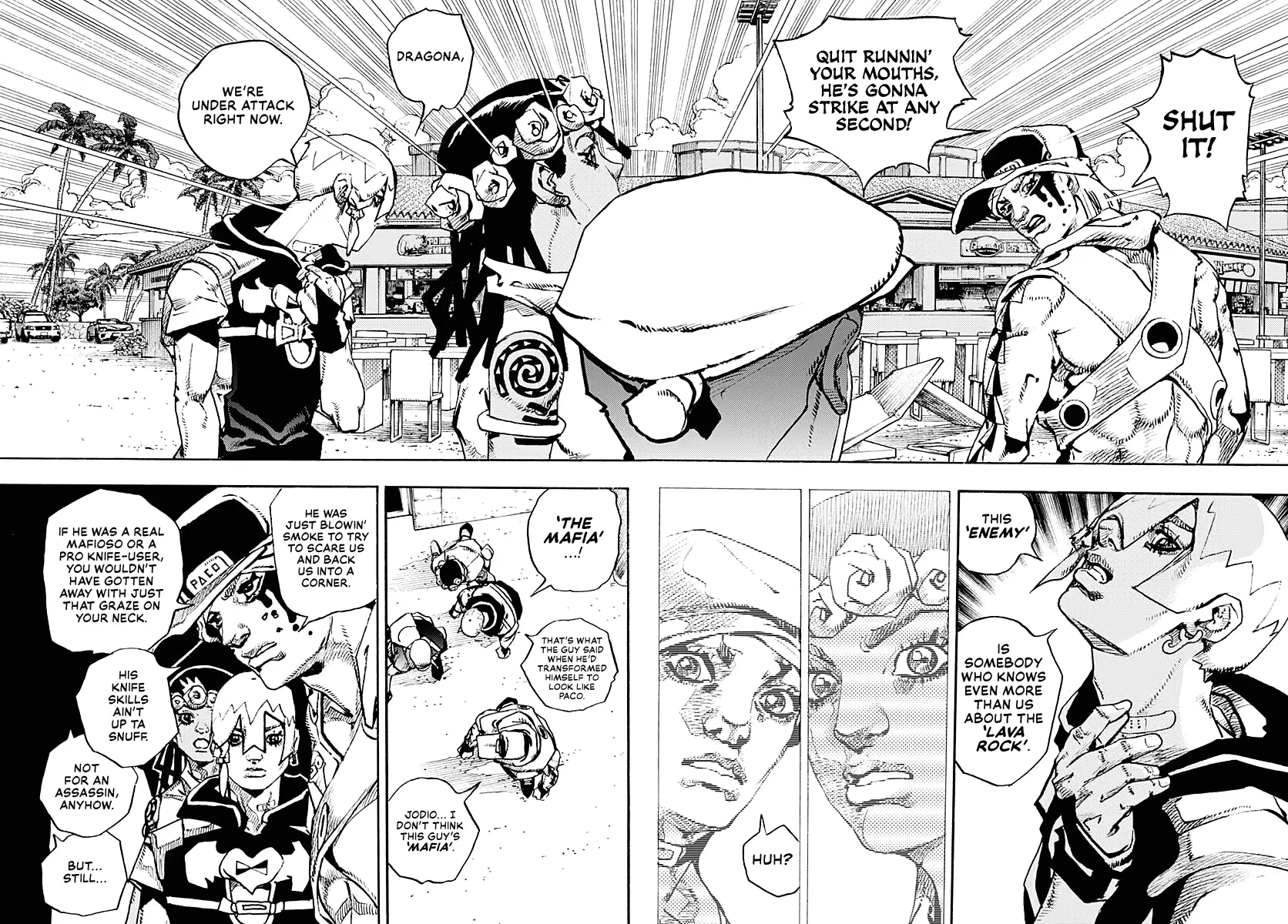 JoJo Bizarre Adventure Part 9: The JoJoLands, chapter 10, page 23