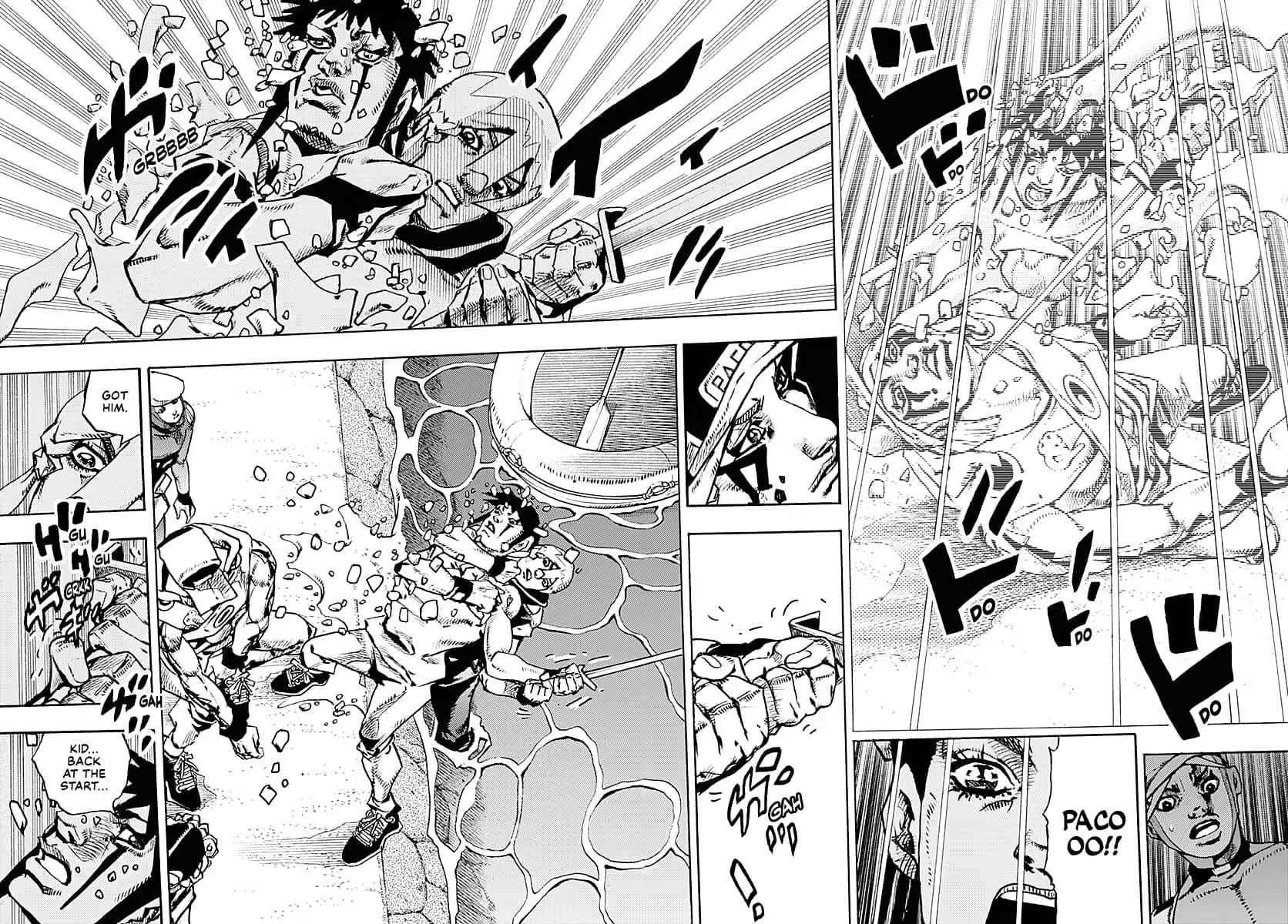 JoJo Bizarre Adventure Part 9: The JoJoLands, chapter 11, page 28