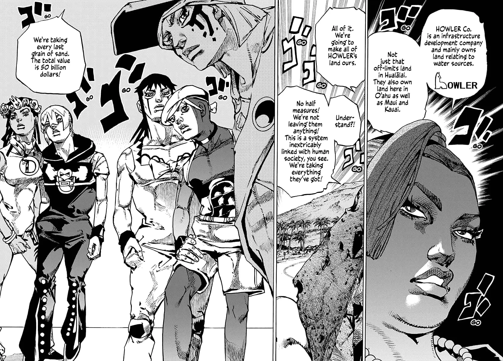 JoJo Bizarre Adventure Part 9: The JoJoLands, chapter 14, page 14