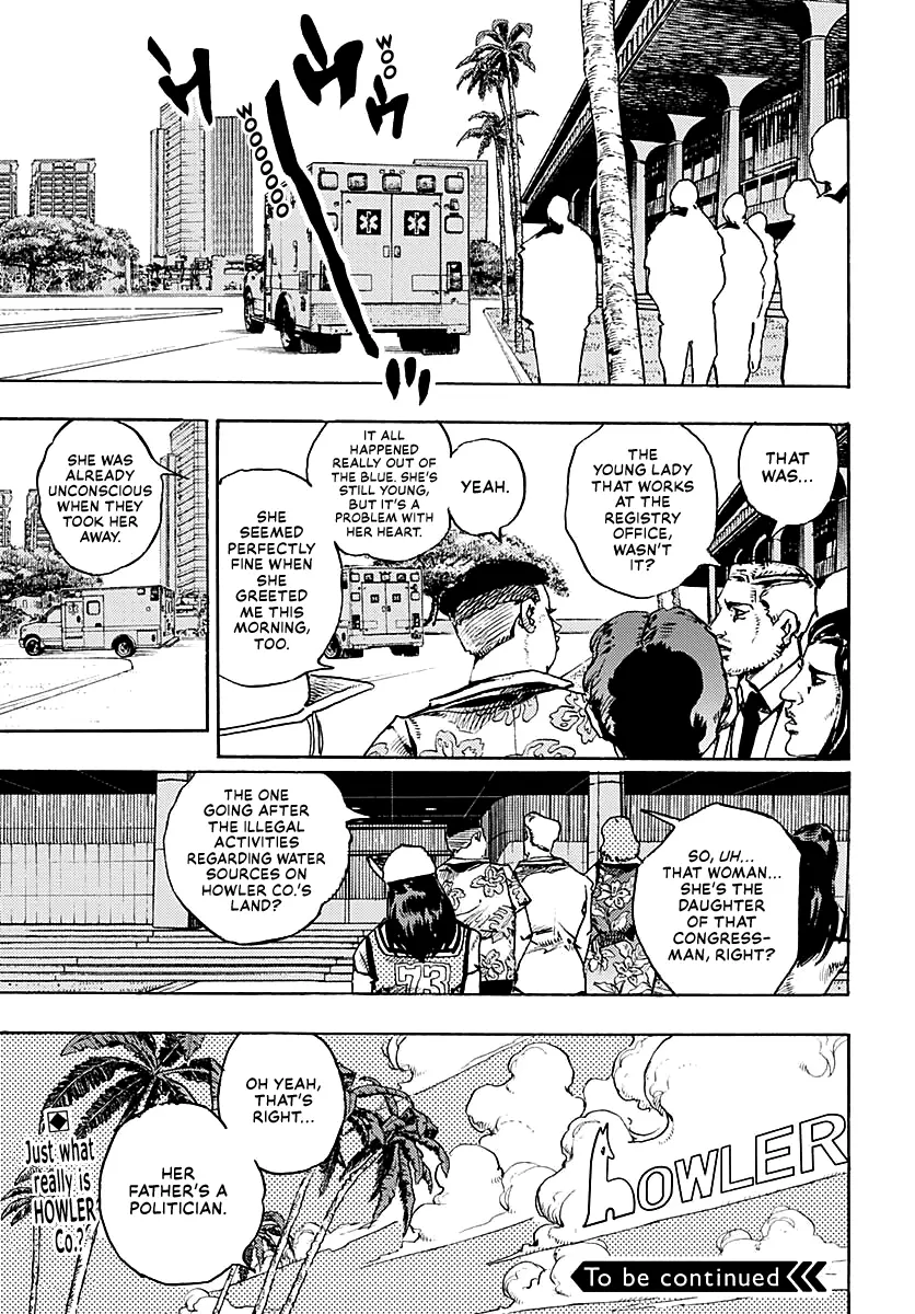JoJo Bizarre Adventure Part 9: The JoJoLands, chapter 15, page 34
