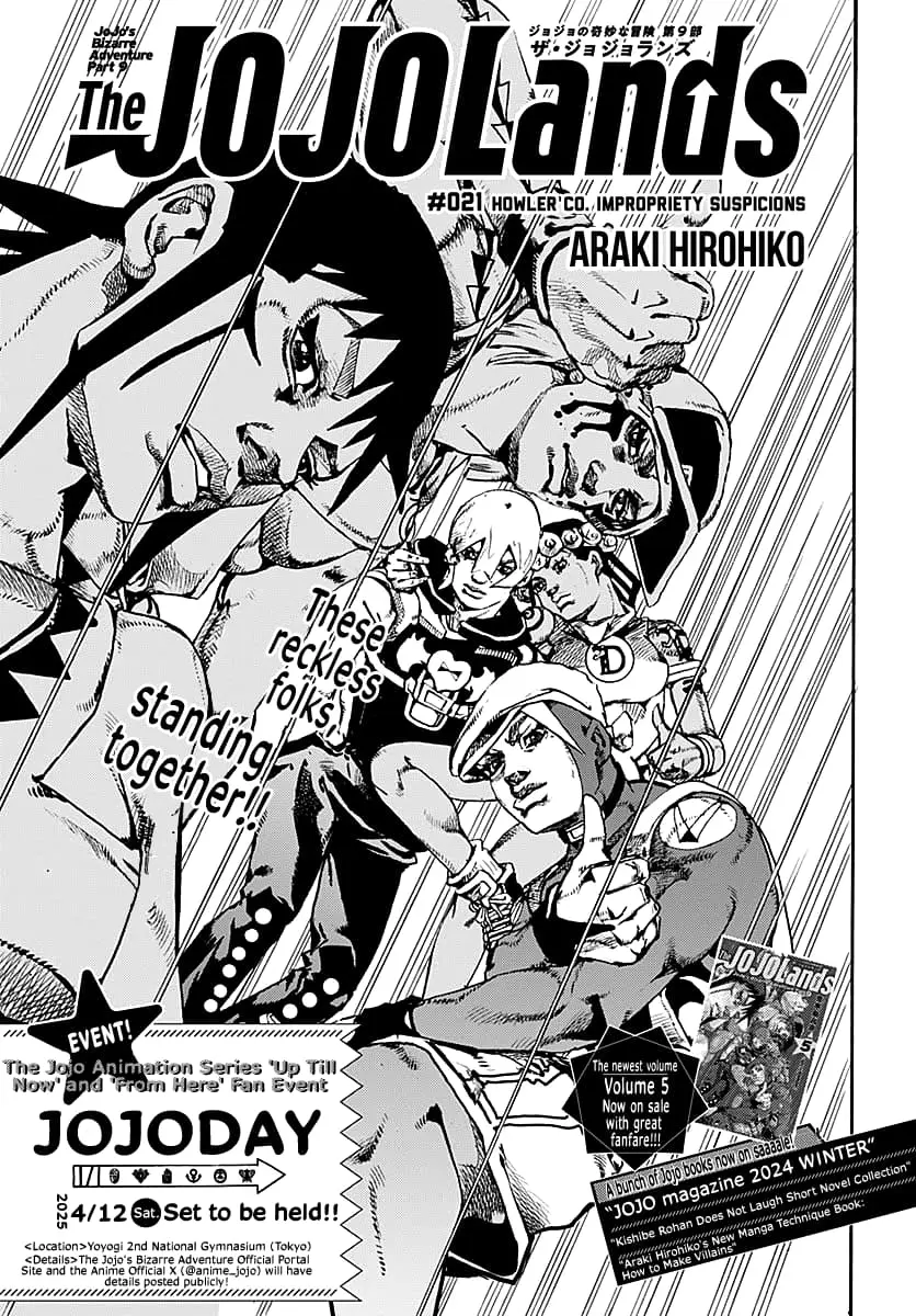 JoJo Bizarre Adventure Part 9: The JoJoLands, chapter 21, page 2
