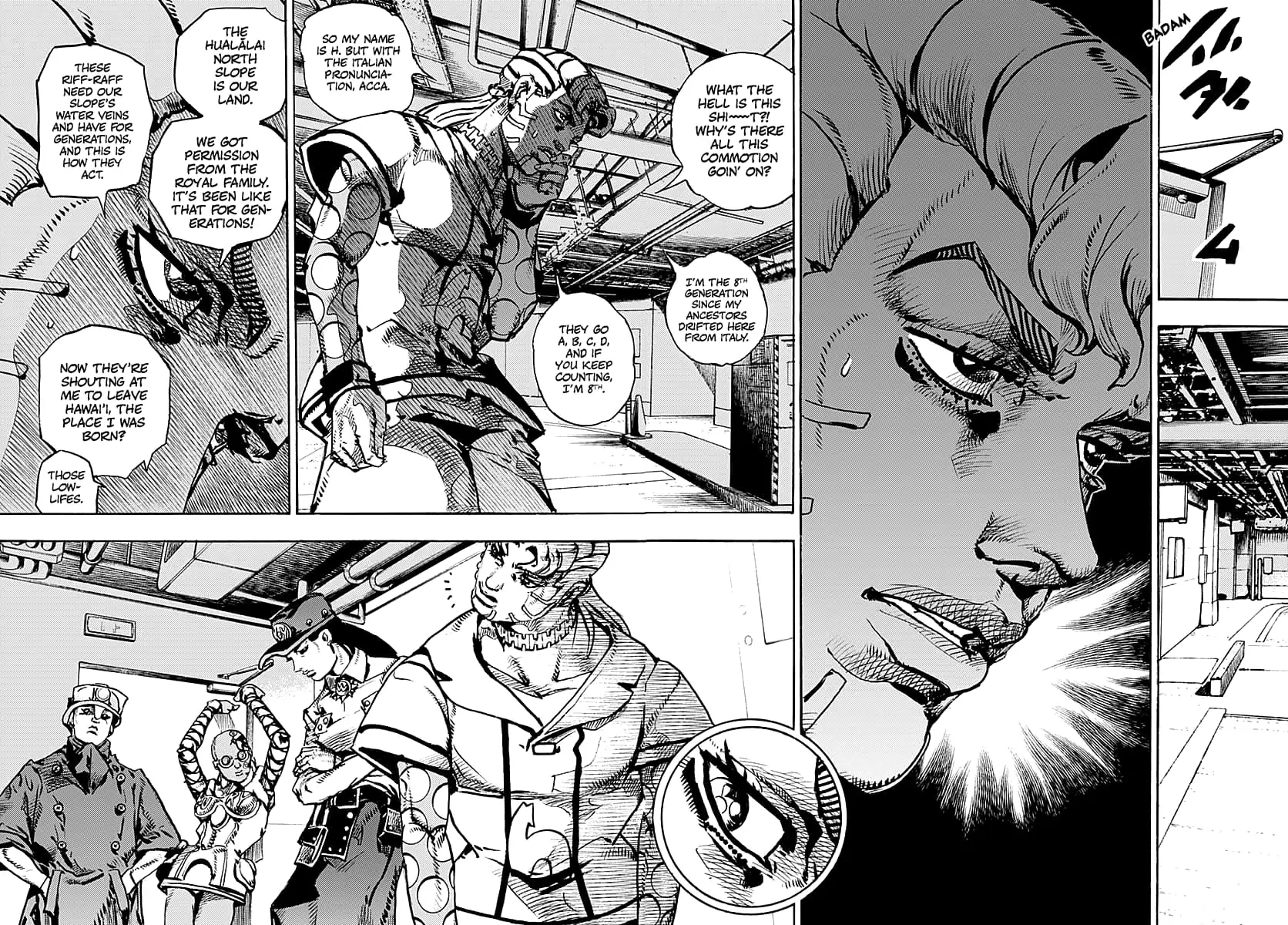 JoJo Bizarre Adventure Part 9: The JoJoLands, chapter 21, page 27