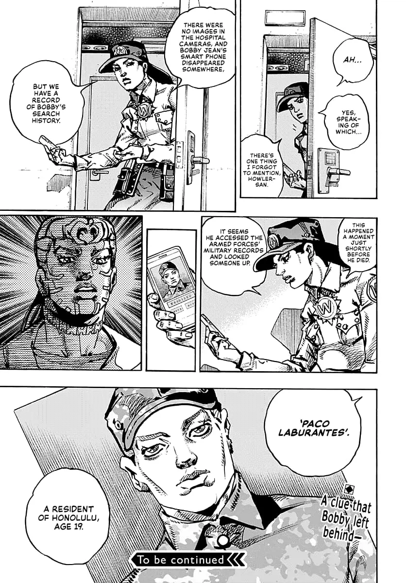 JoJo Bizarre Adventure Part 9: The JoJoLands, chapter 21, page 38