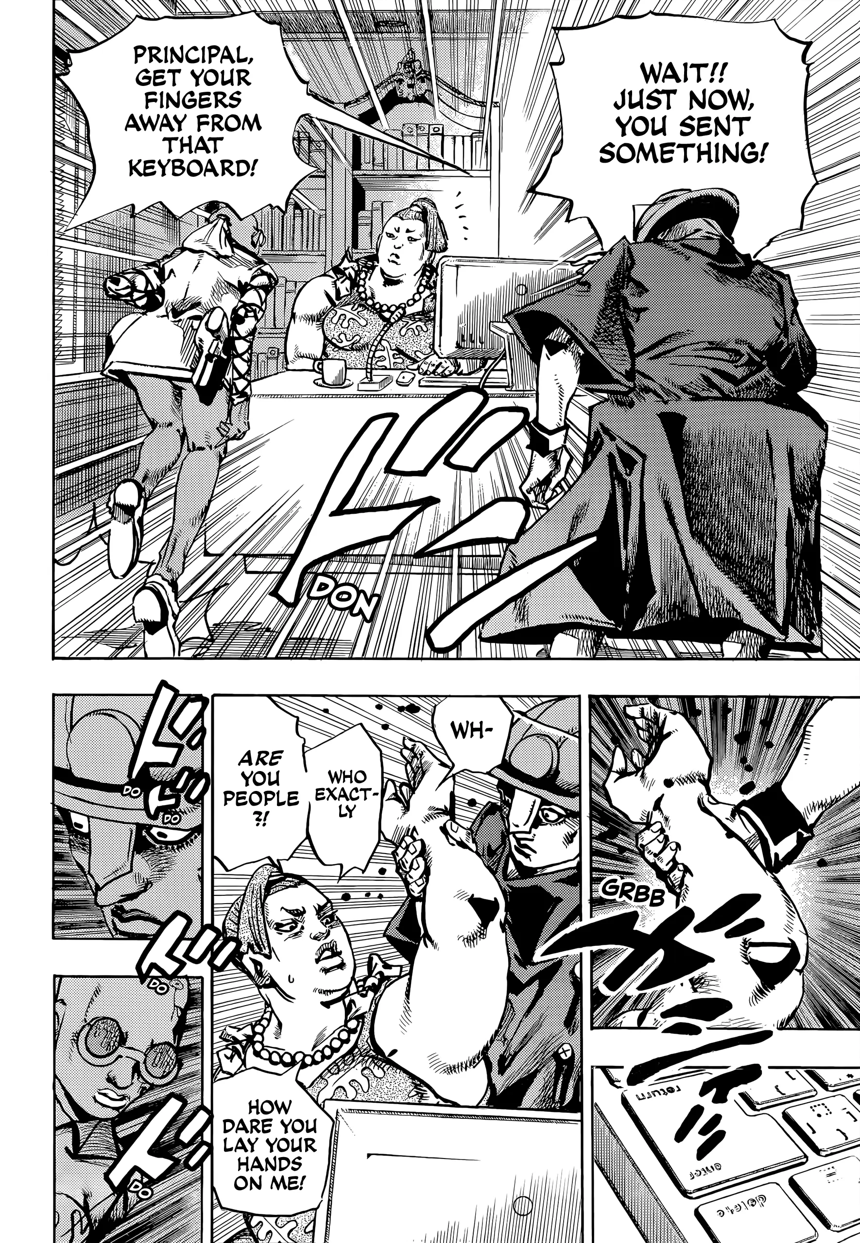 JoJo Bizarre Adventure Part 9: The JoJoLands, chapter 22, page 27