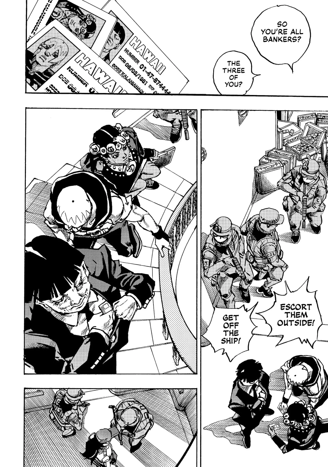 JoJo Bizarre Adventure Part 9: The JoJoLands, chapter 28, page 28