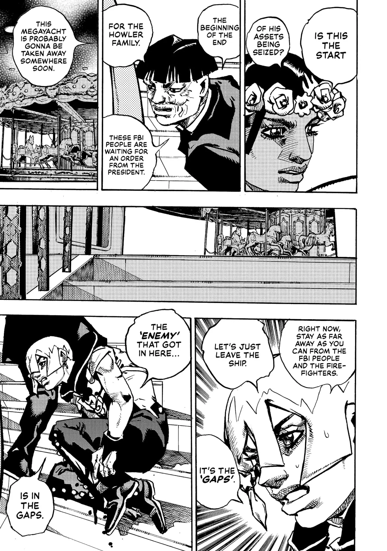 JoJo Bizarre Adventure Part 9: The JoJoLands, chapter 28, page 29
