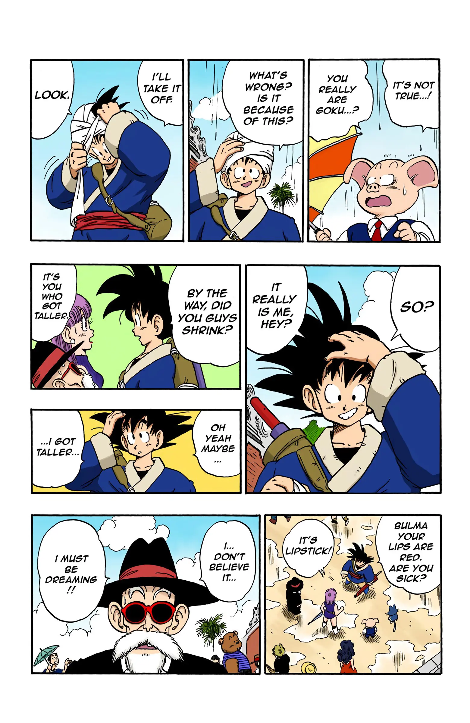 Dragon Ball Colored Manga, chapter 166, page 7