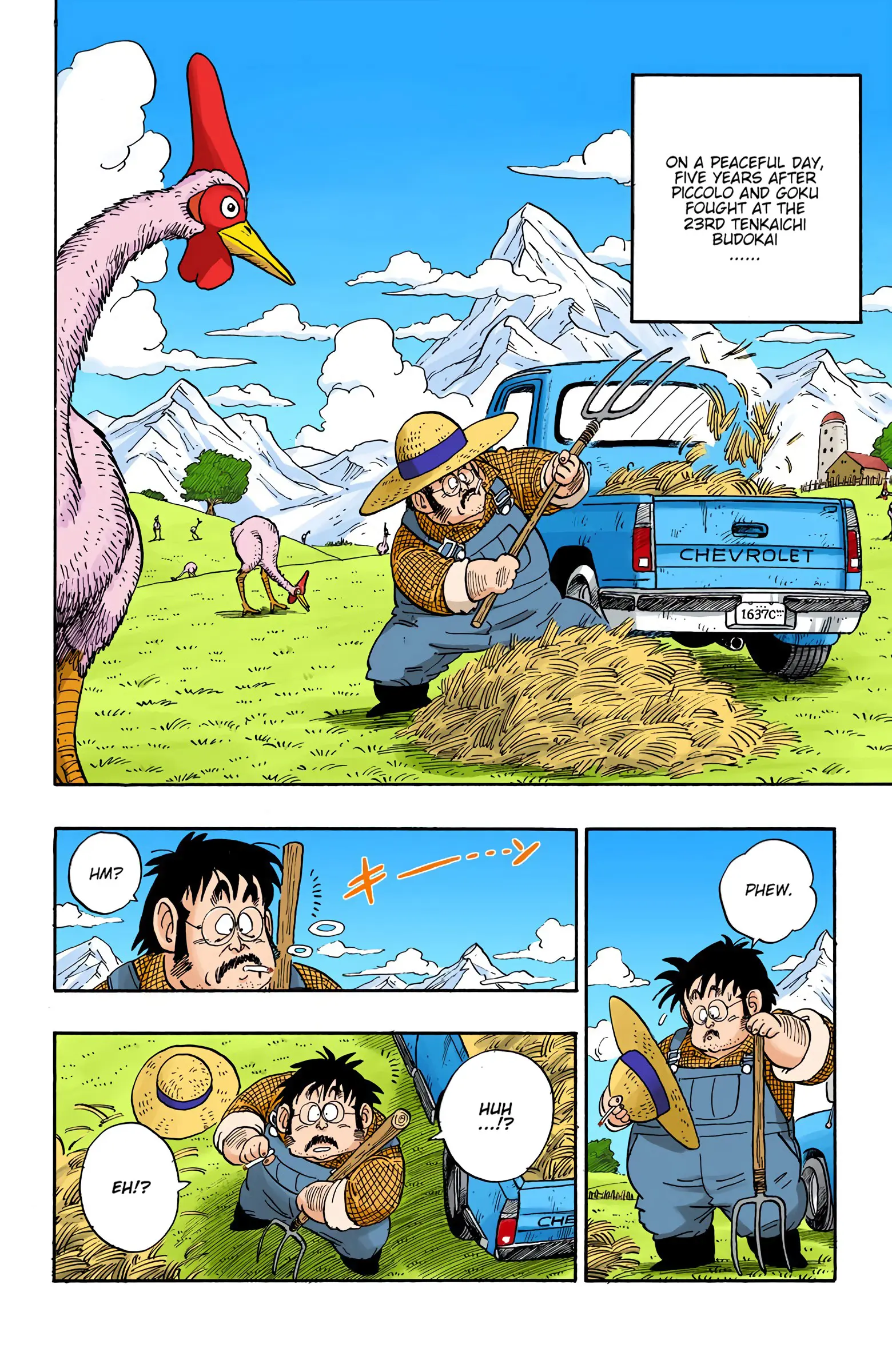 DBZ Saiyan Saga Colored Manga, chapter 195, page 3