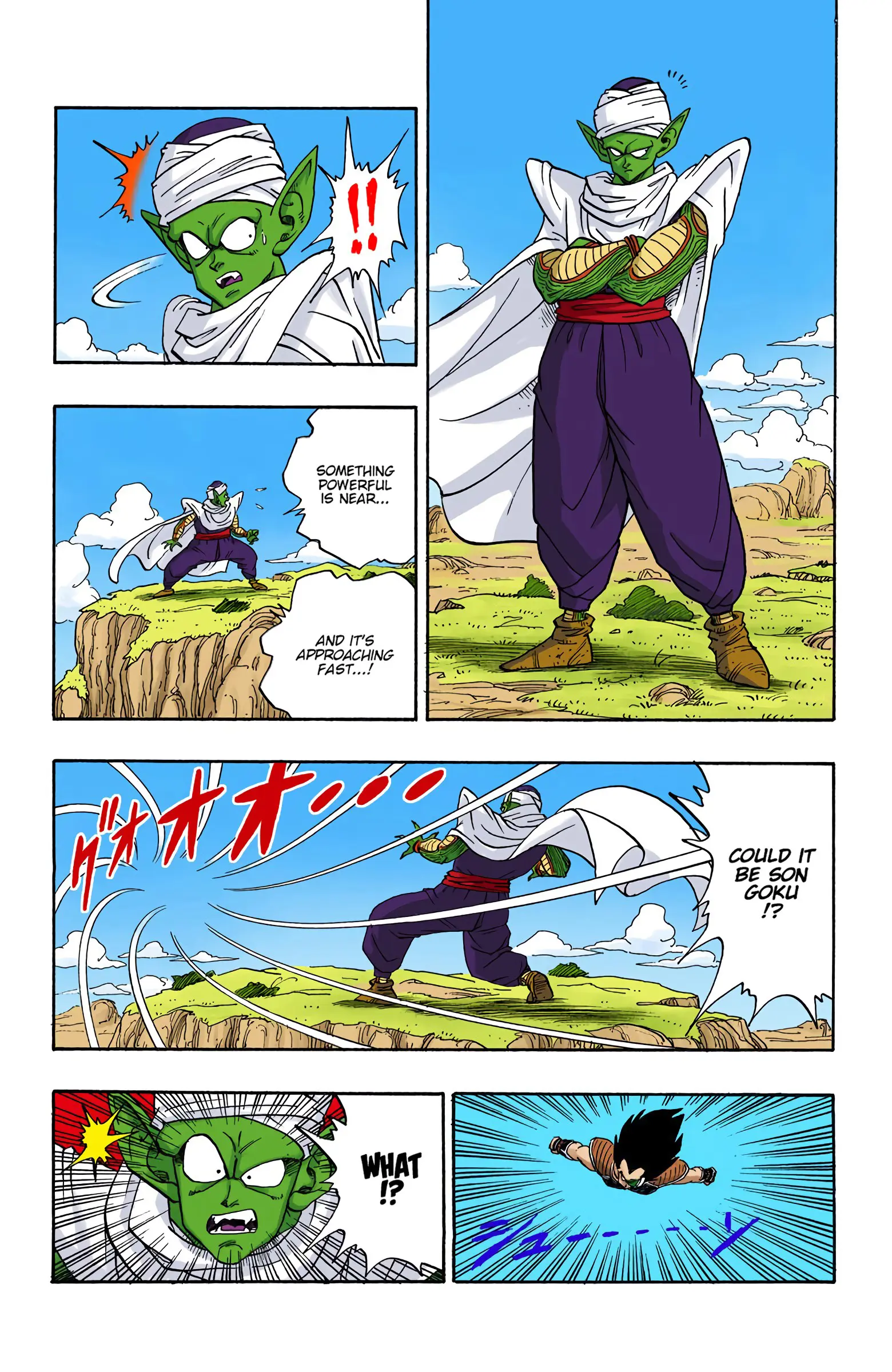 DBZ Saiyan Saga Colored Manga, chapter 195, page 10